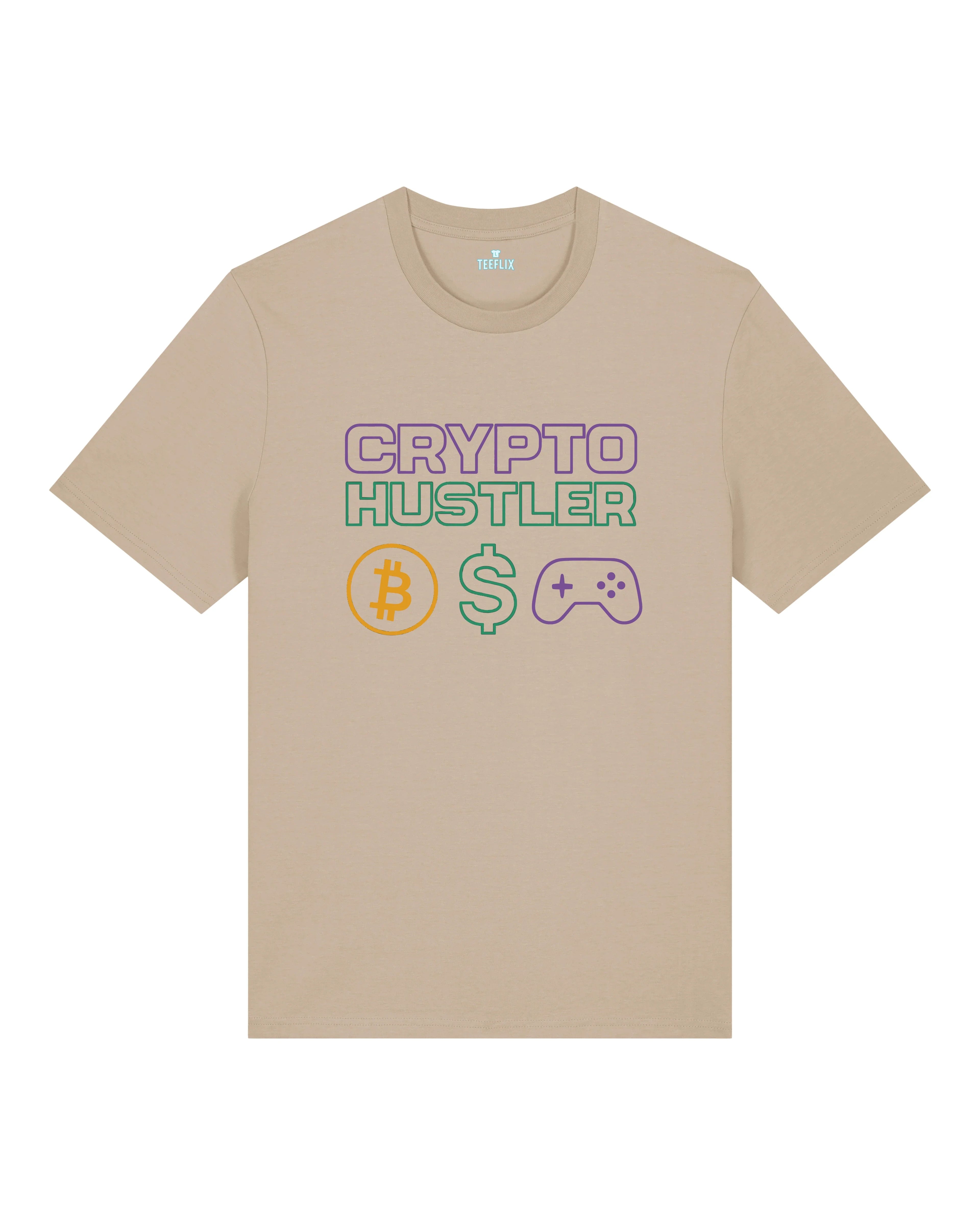 Crypto Hustler Bitcoin Dollar Gaming Crypto Shirt | teelavo
