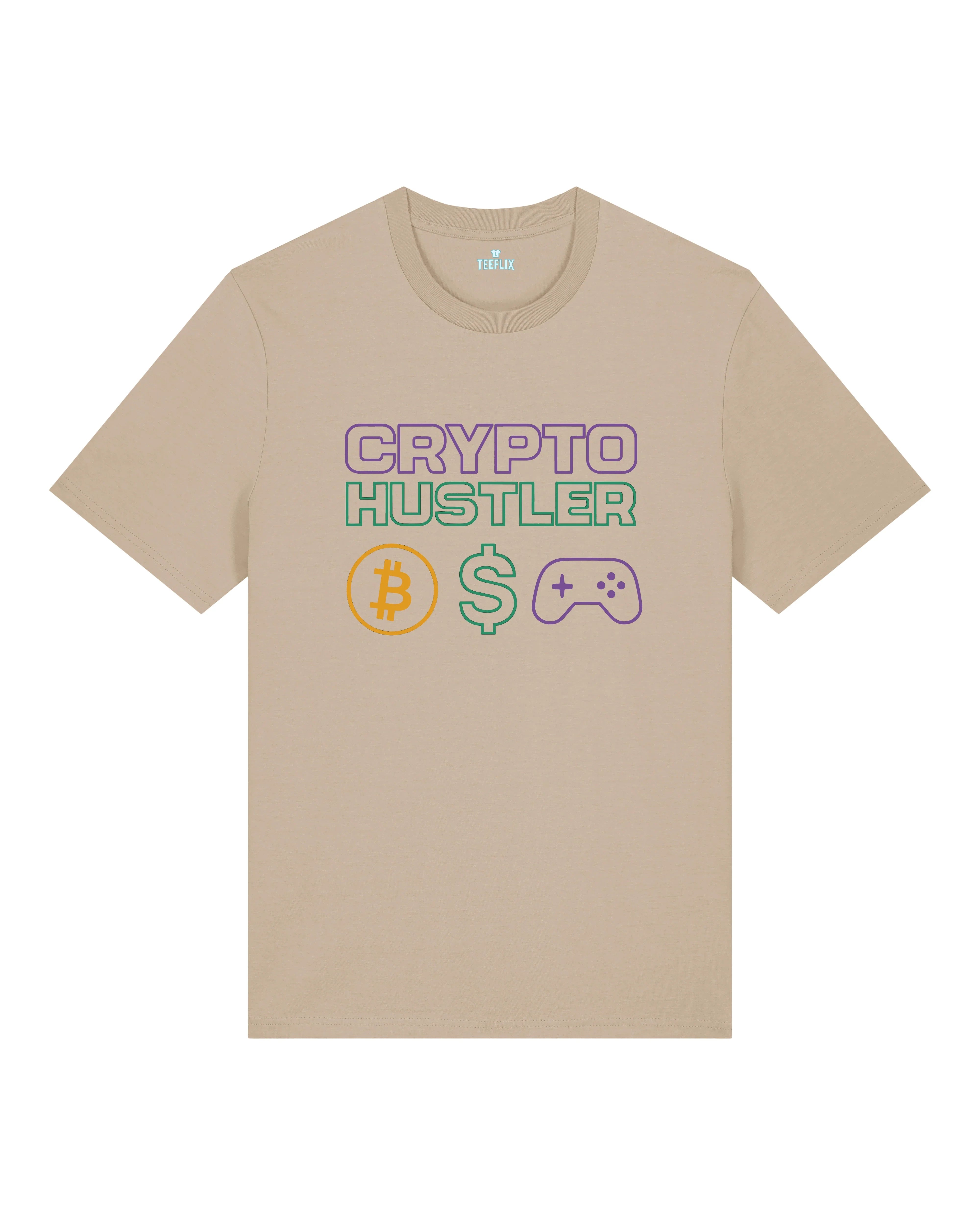 Crypto Hustler Bitcoin Dollar Gaming Crypto Shirt | teelavo