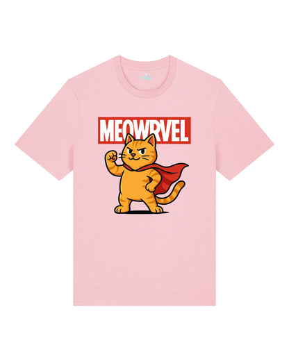 Meowrvel Superheld Lustiges Katzen T-Shirt Spruch | teelavo