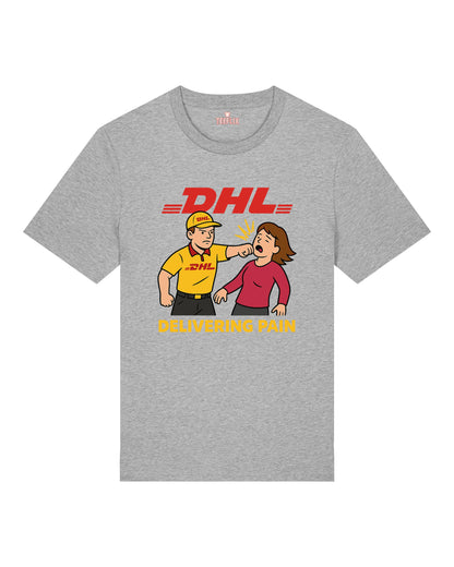 Satire Shirt DHL Parodie Delivering Pain | teelavo
