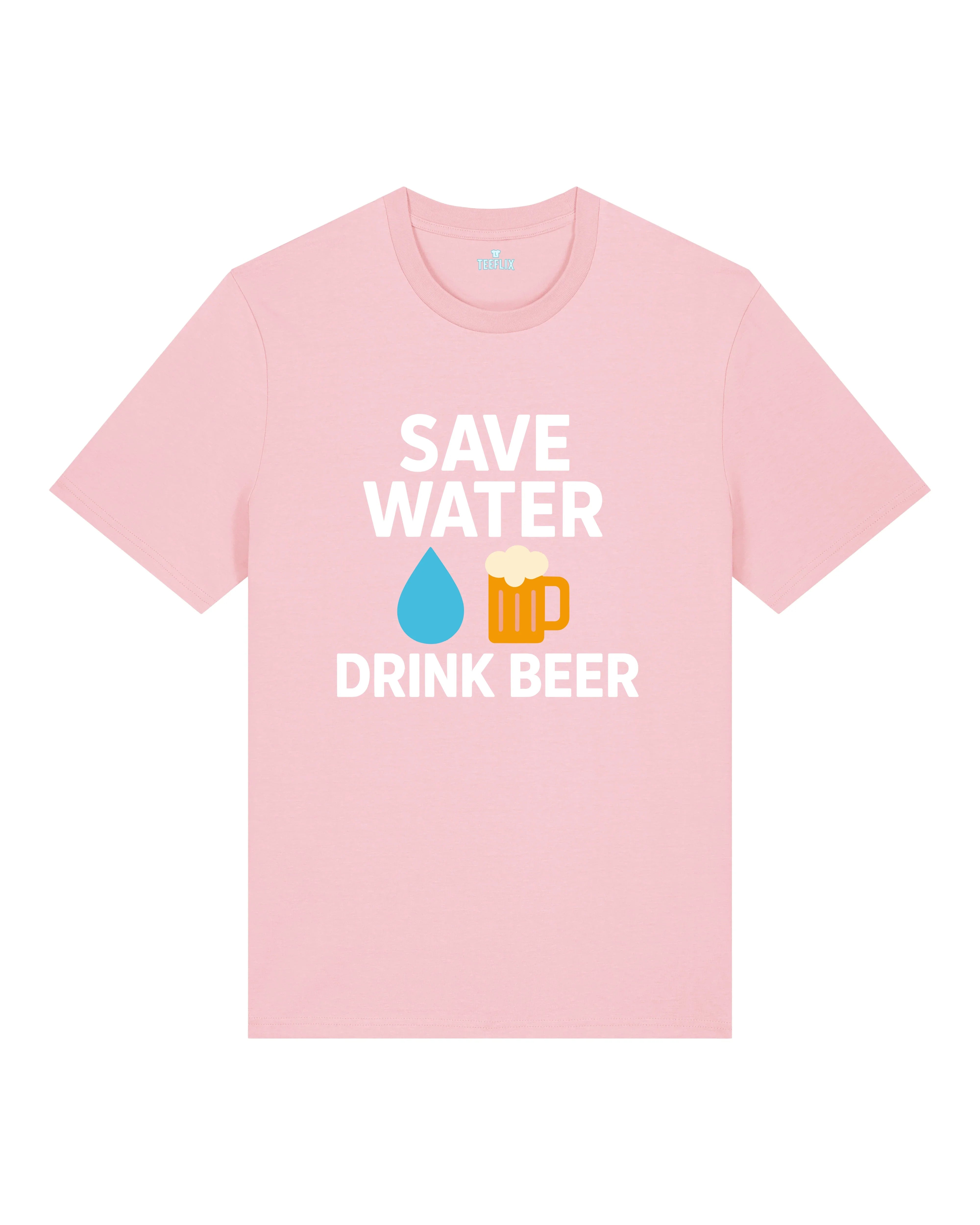 Save Water Drink Beer lustiges Bier Shirt Party T-Shirt | teelavo
