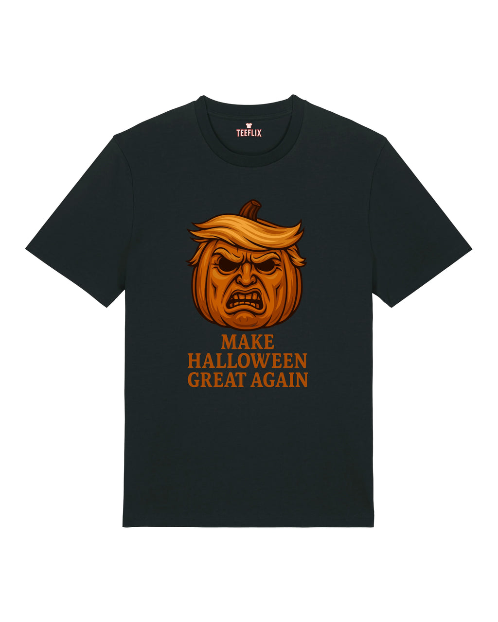 Make Halloween Great Again Kürbis Halloween Shirt – Lustiges Horror Spruchshirt | teelavo