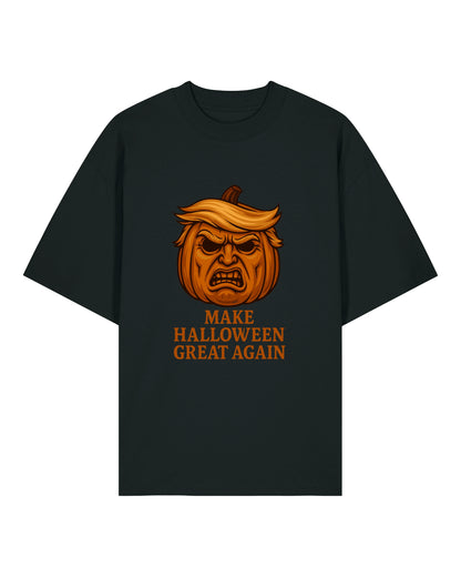 Make Halloween Great Again Kürbis Halloween Shirt – Lustiges Horror Spruchshirt | teelavo