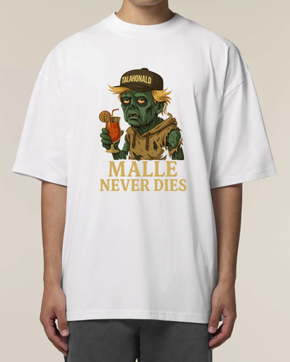 Malle Never Dies T-Shirt – Lustiges Zombie Shirt für Party & Urlaub – teelavo