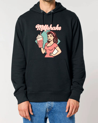 Milfshake Hoodie Retro Fun Streetwear | teelavo