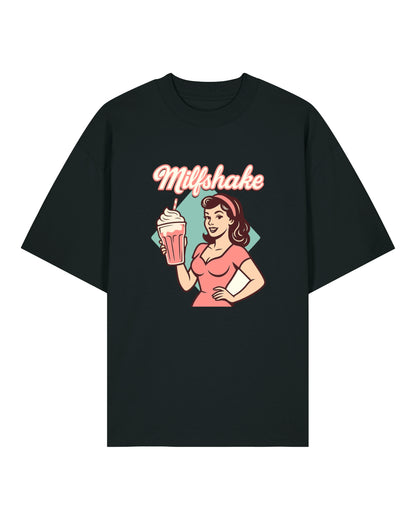 Milfshake T-Shirt – Lustiges Retro Oversize Shirt | teelavo