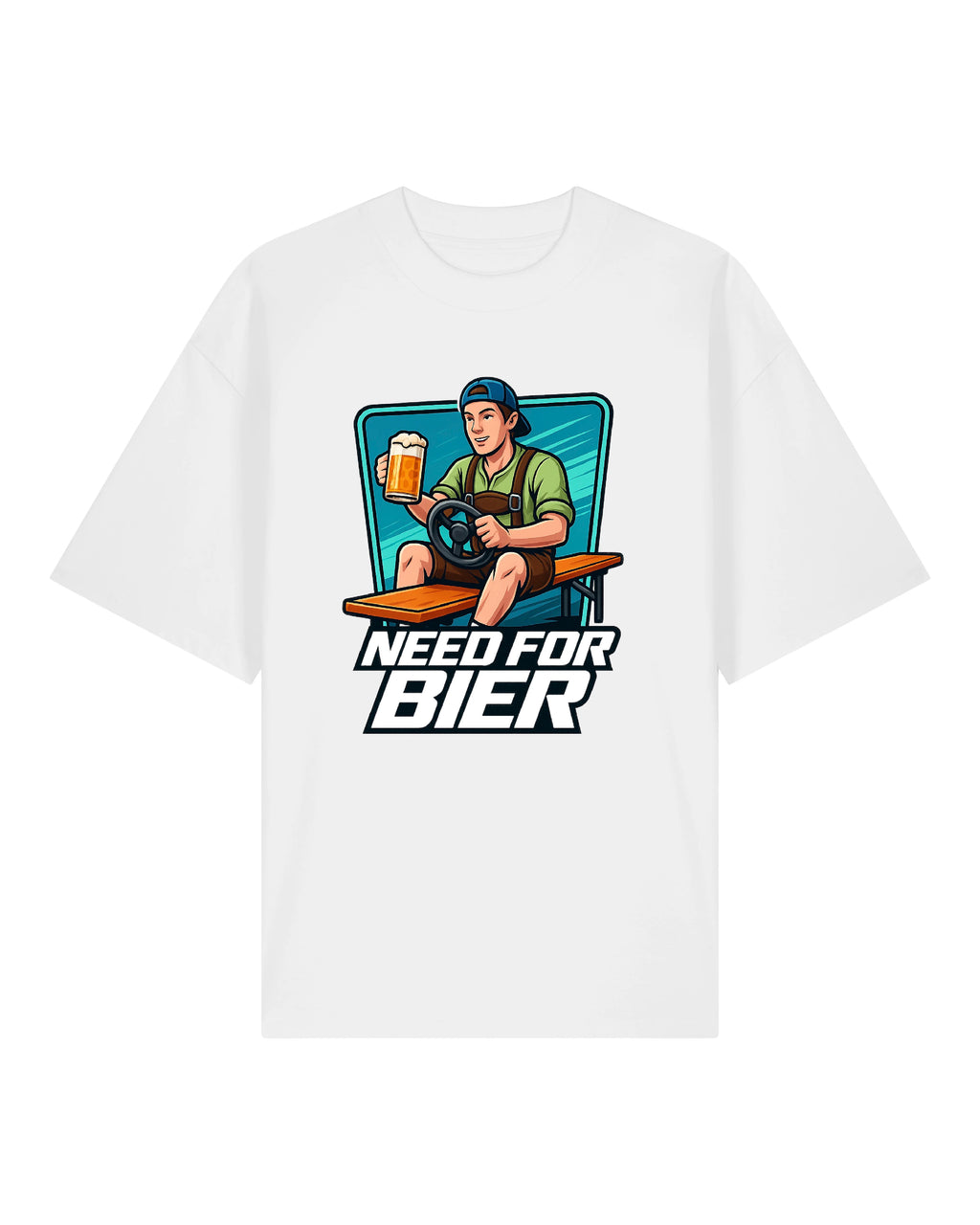 Need for Bier Oversized Shirt