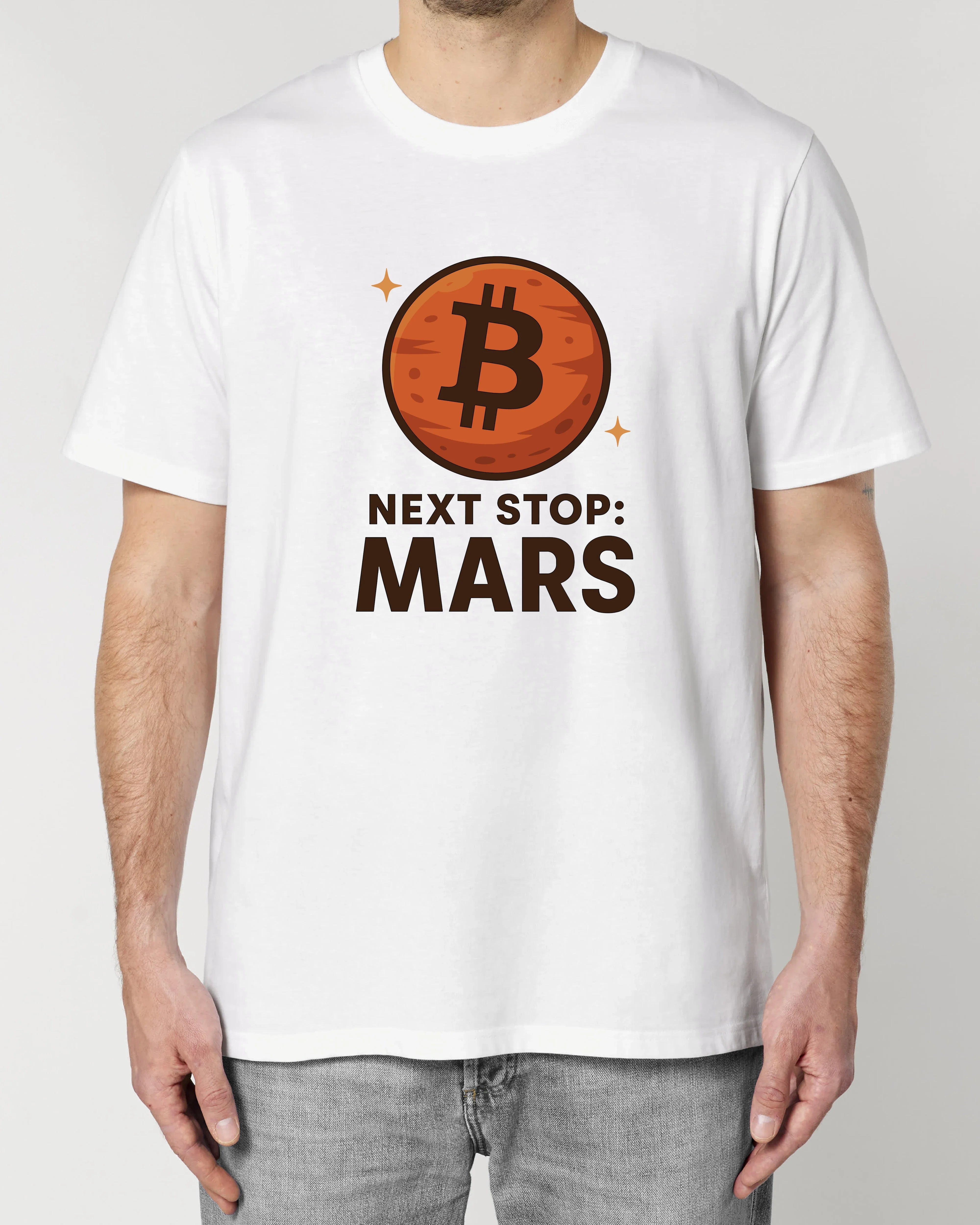 Next Stop: Mars – Bitcoin Premium Unisex Shirt | teelavo