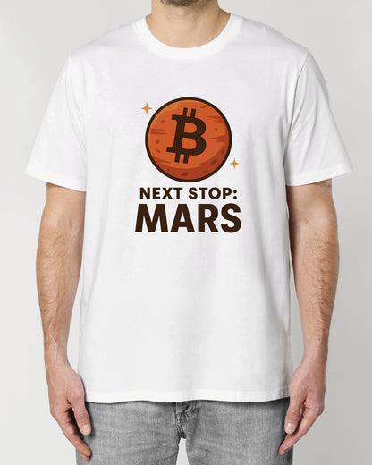 Next Stop: Mars – Bitcoin Premium Unisex Shirt | teelavo