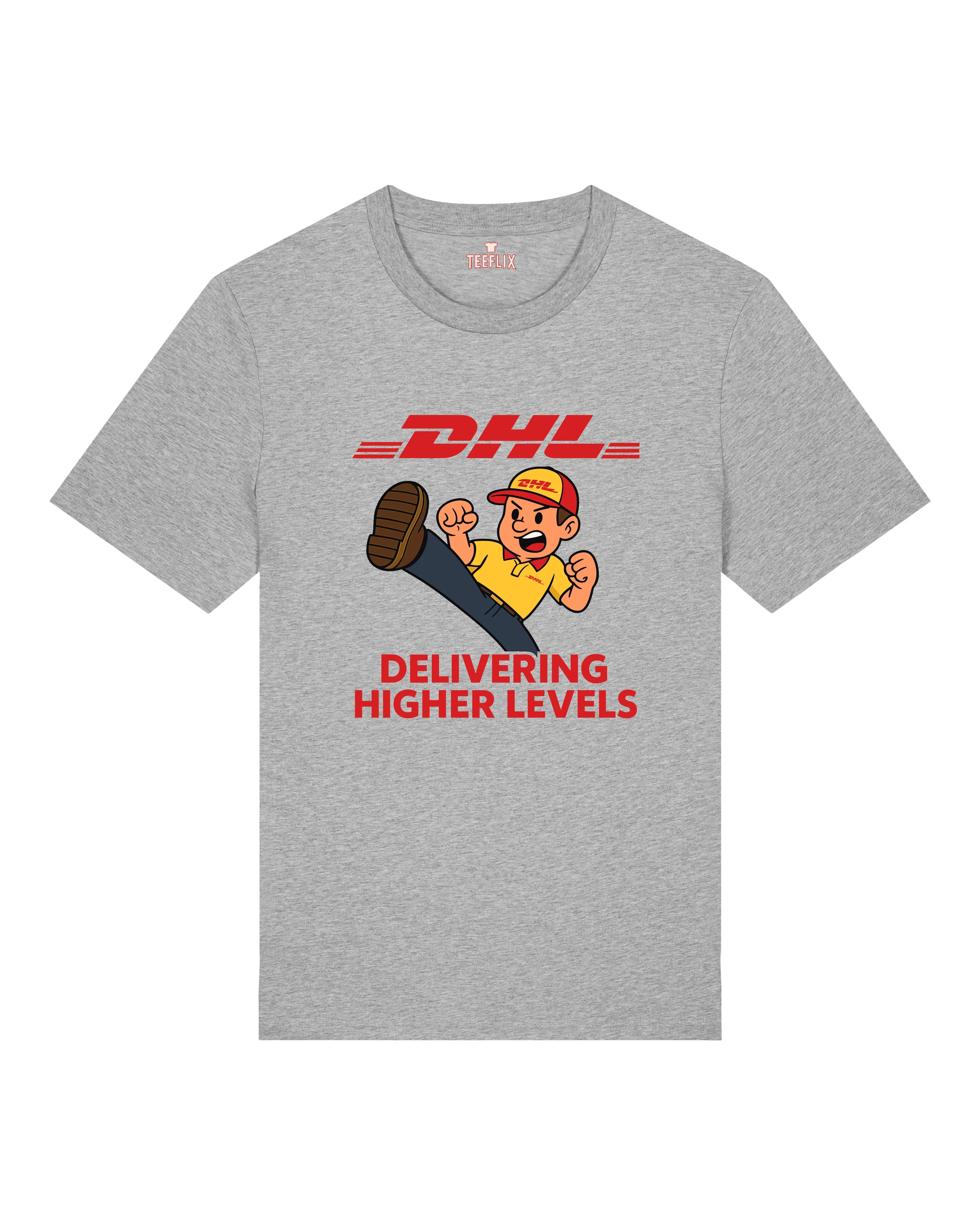 DHL Parodie Delivering Higher Levels Lustiges Shirt | teelavo