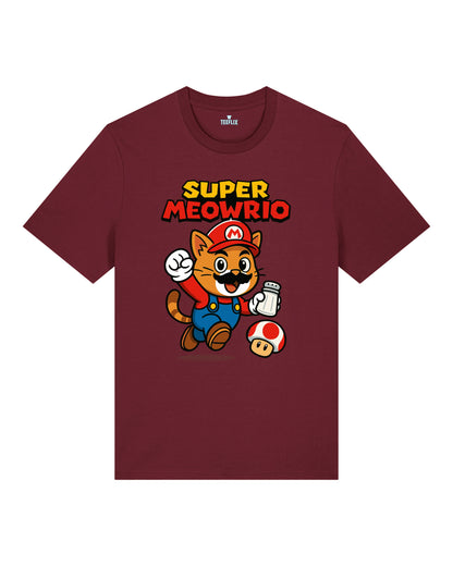 Super Meowrio Katze Lustiges T-Shirt Spruchshirt | teelavo