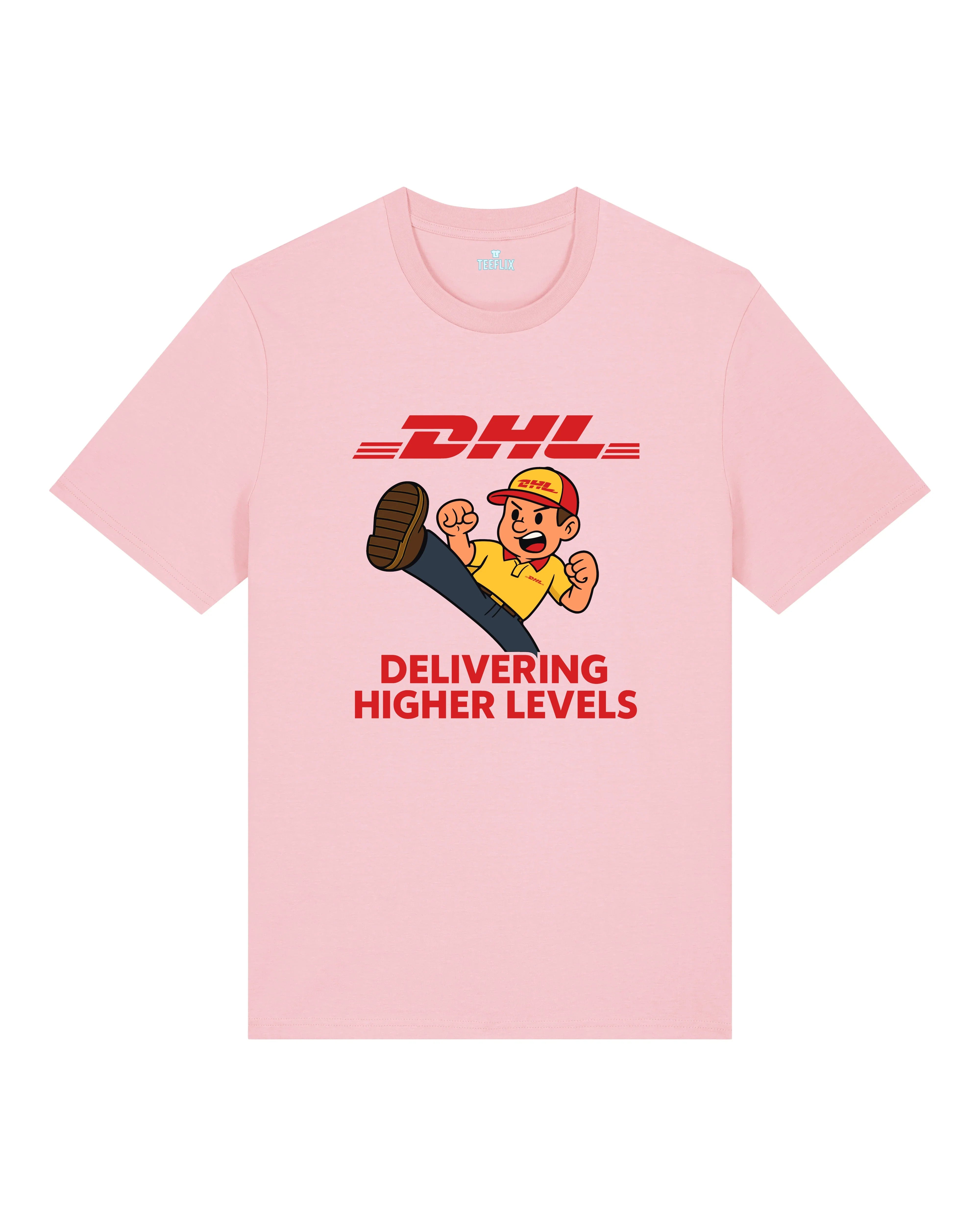 DHL Parodie Delivering Higher Levels Lustiges Shirt | teelavo