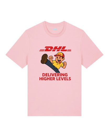 DHL Parodie Delivering Higher Levels Lustiges Shirt | teelavo