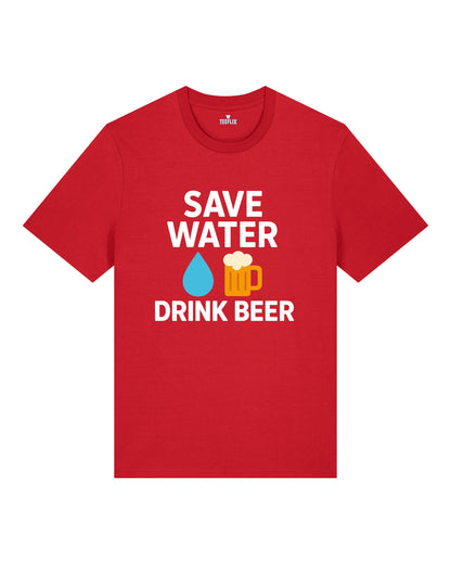 Save Water Drink Beer lustiges Bier Shirt Party T-Shirt | teelavo