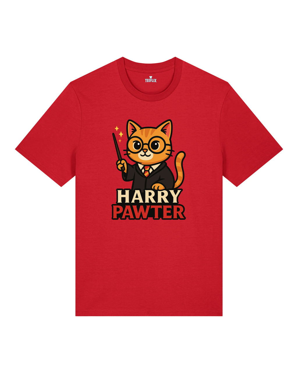 Harry Pawter Katze Lustiges T-Shirt Spruchshirt | teelavo