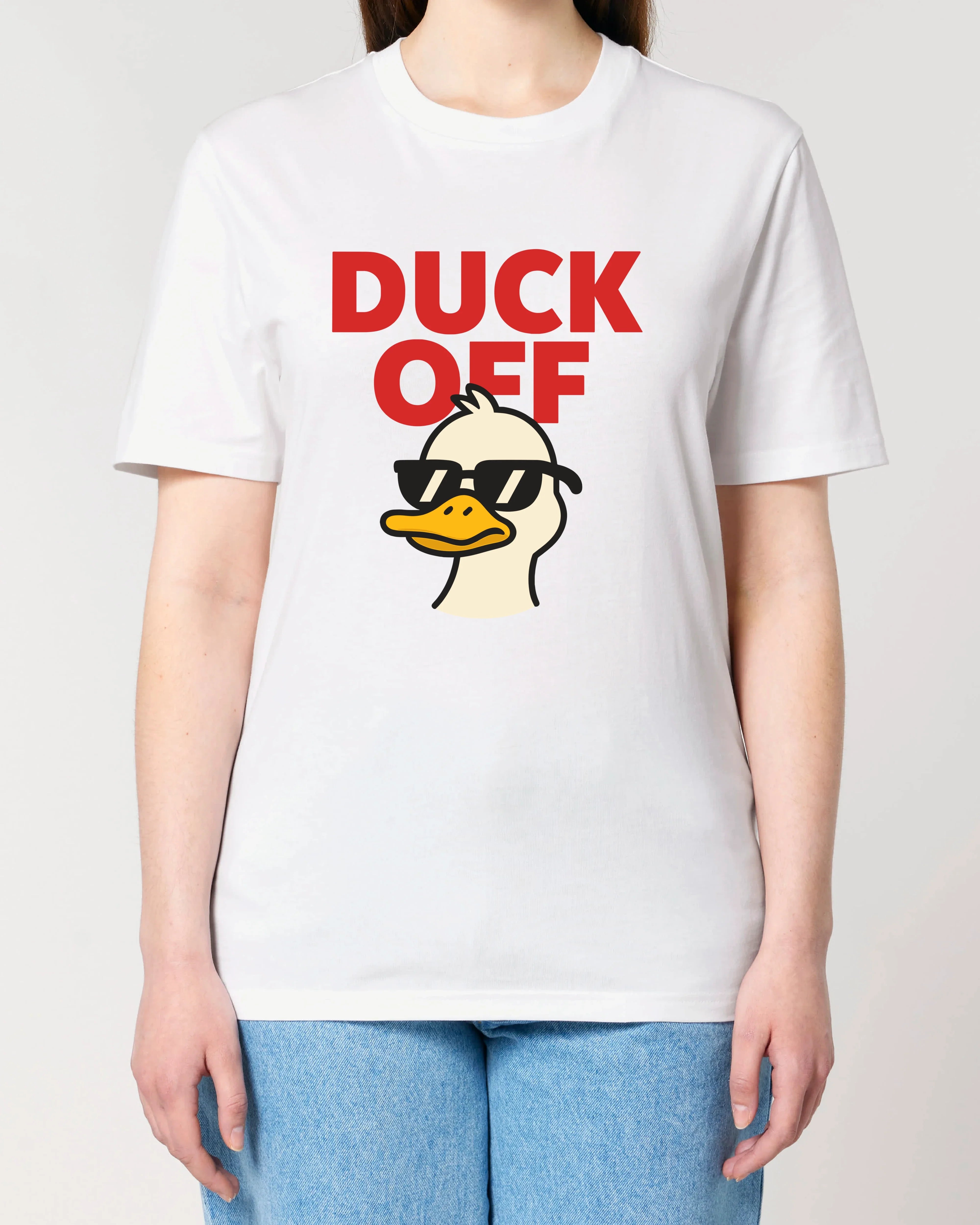 Lustiges Shirt Duck Off Ente mit Sonnenbrille | teelavo