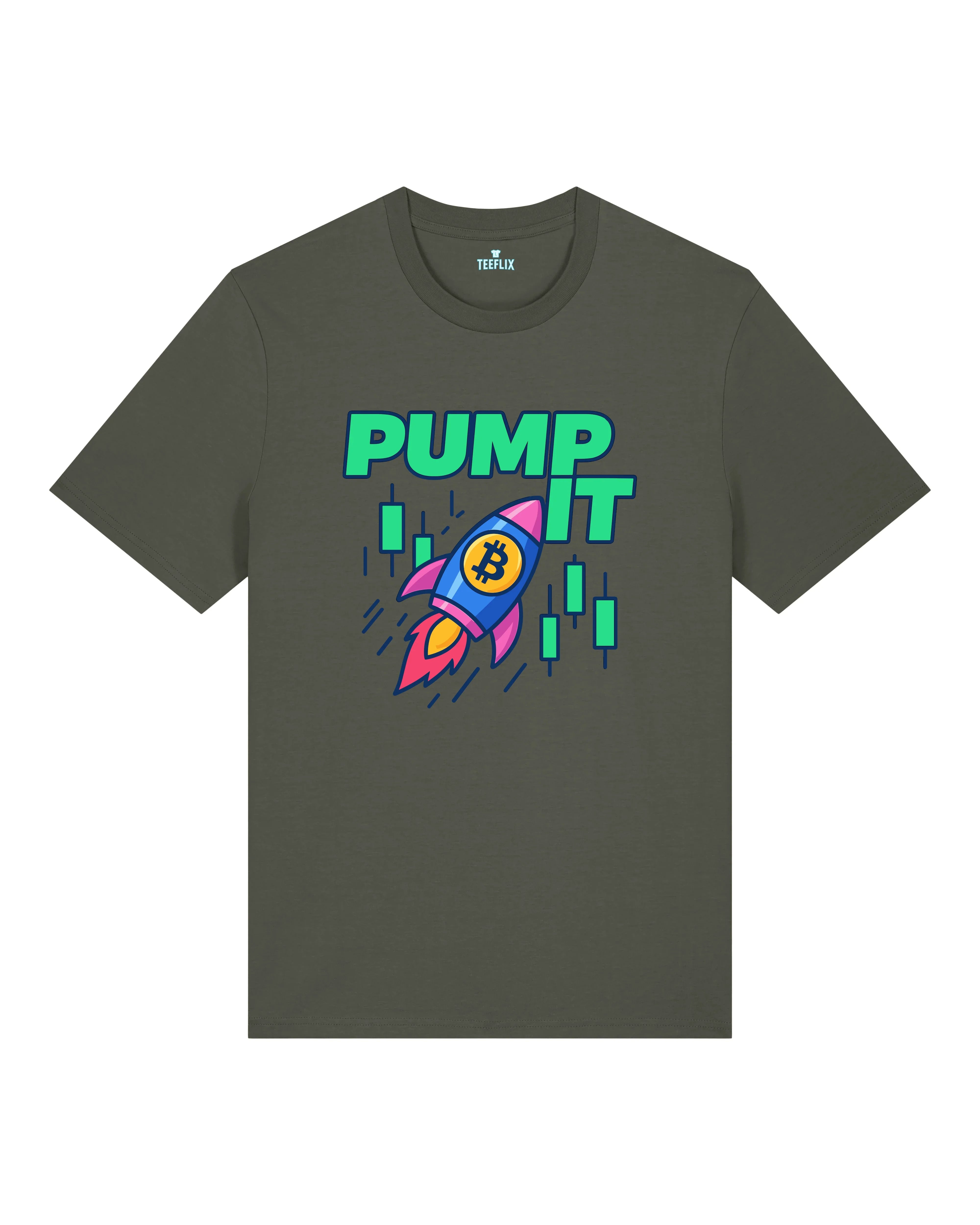 PUMP IT Bitcoin Crypto Shirt | teelavo