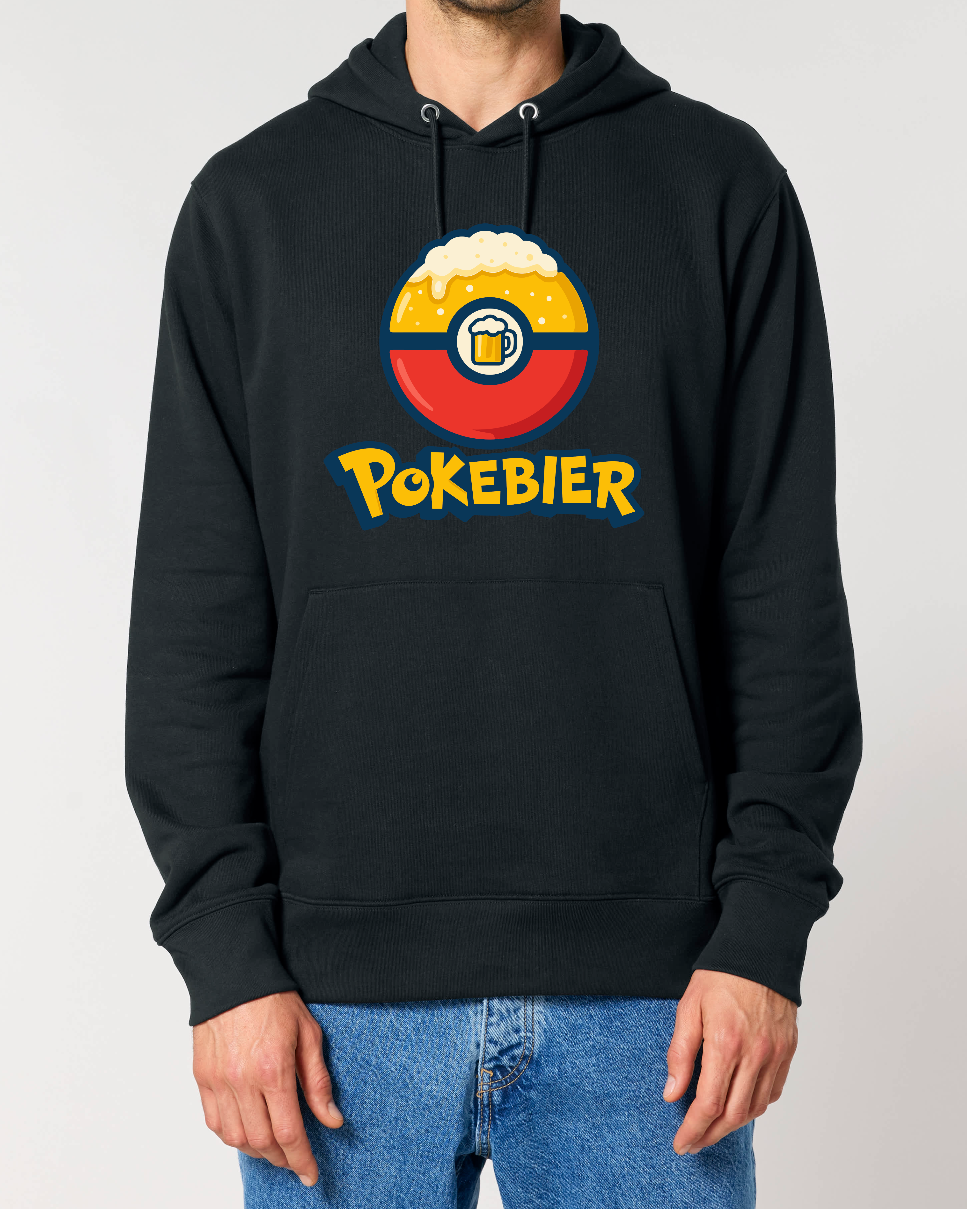 Pokebier Hoodie – Lustiger Bier & Gaming Pullover | teelavo