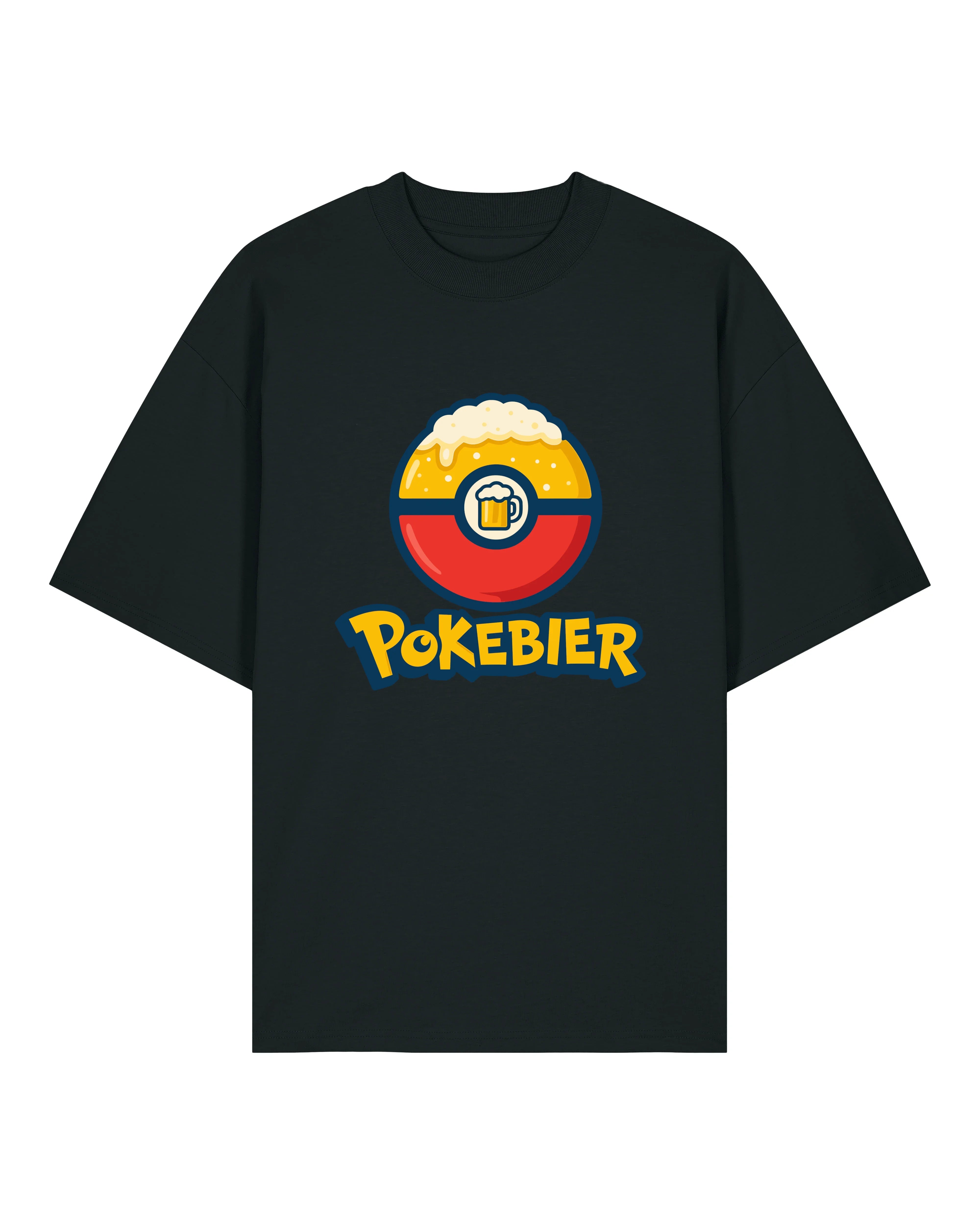 Pokebier Oversized T-Shirt Bier Gaming Shirt Herren Damen | teelavo