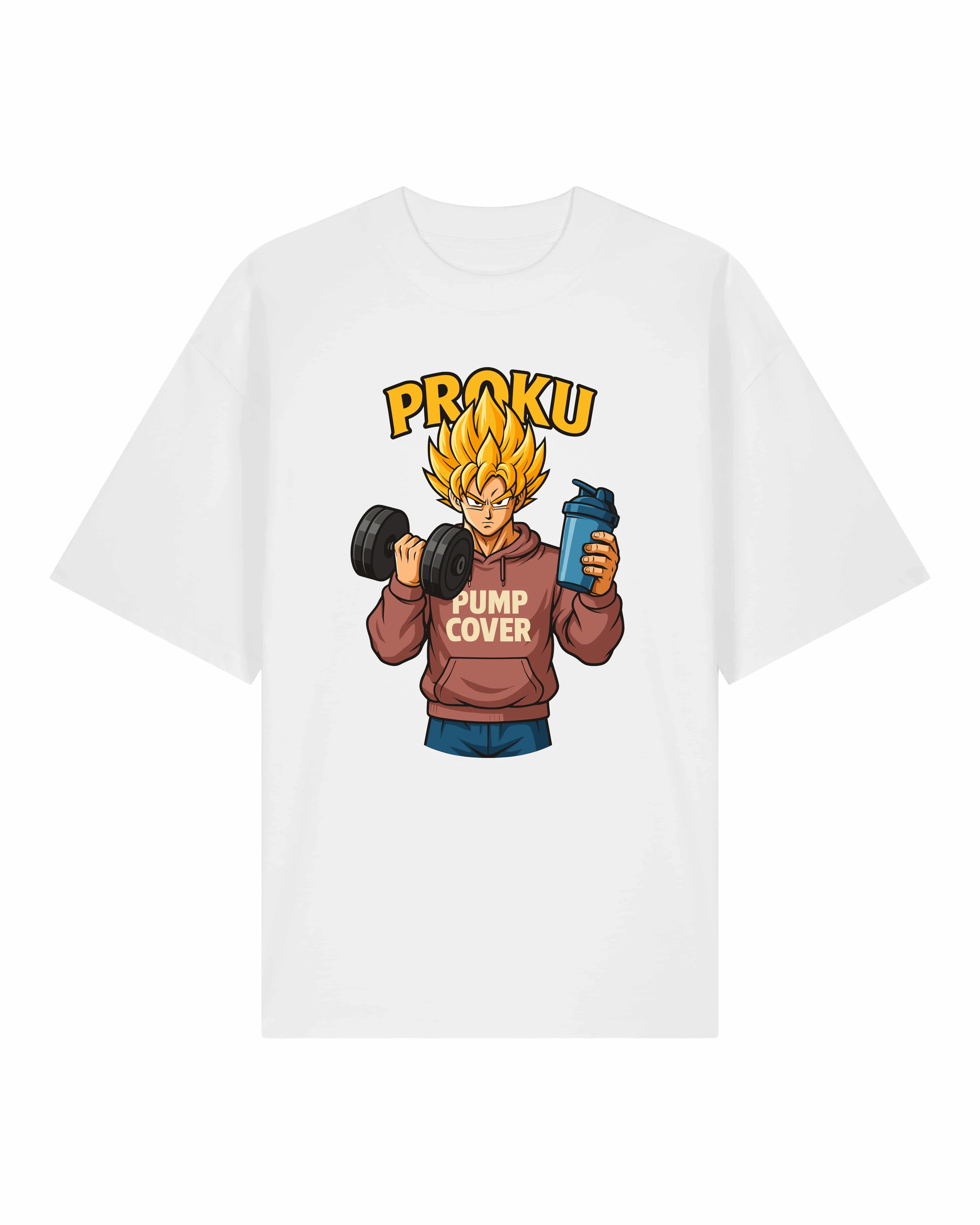 Proku Pump Cover | Lustiges Gym Oversized T-Shirt | teelavo
