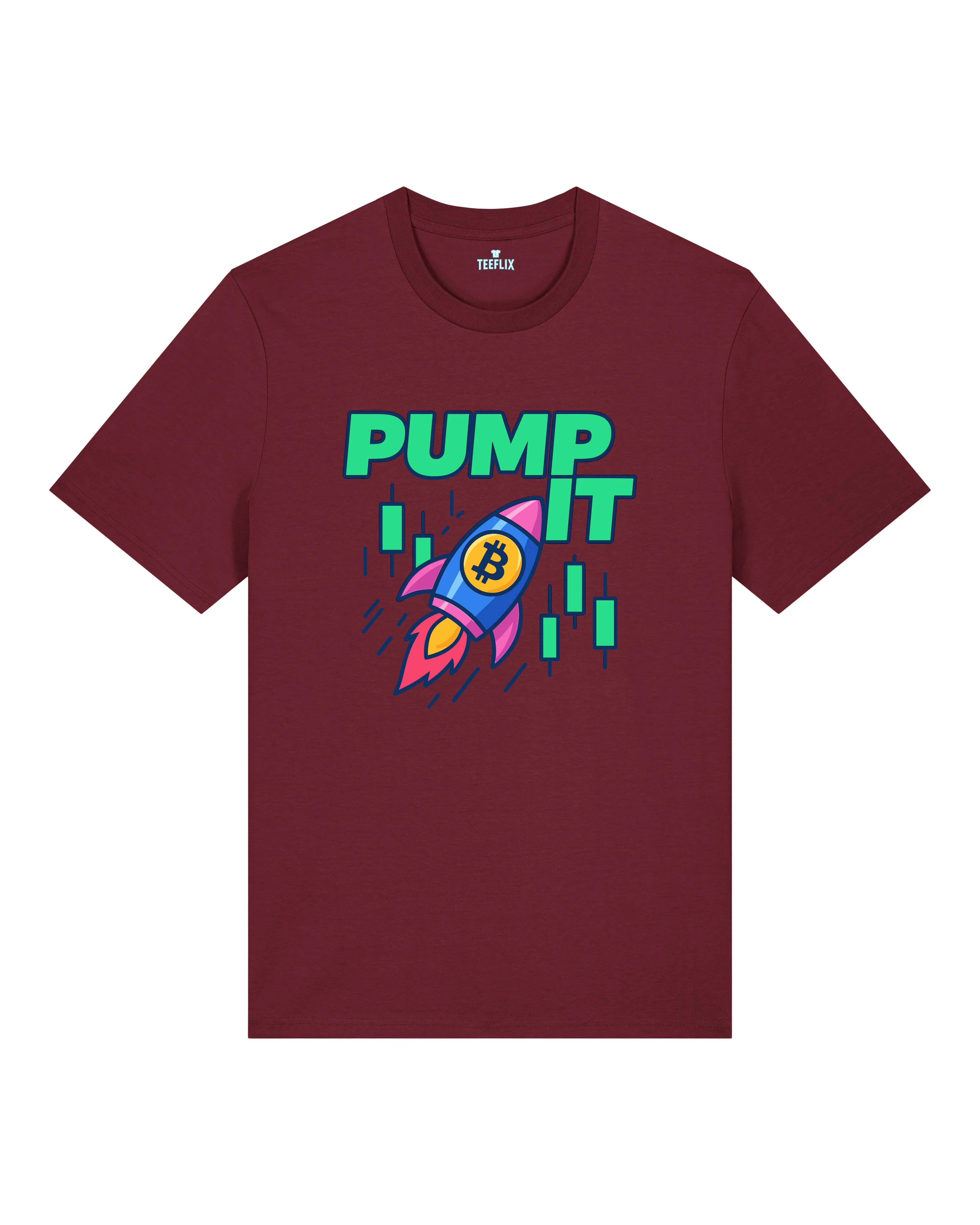 PUMP IT Bitcoin Crypto Shirt | teelavo