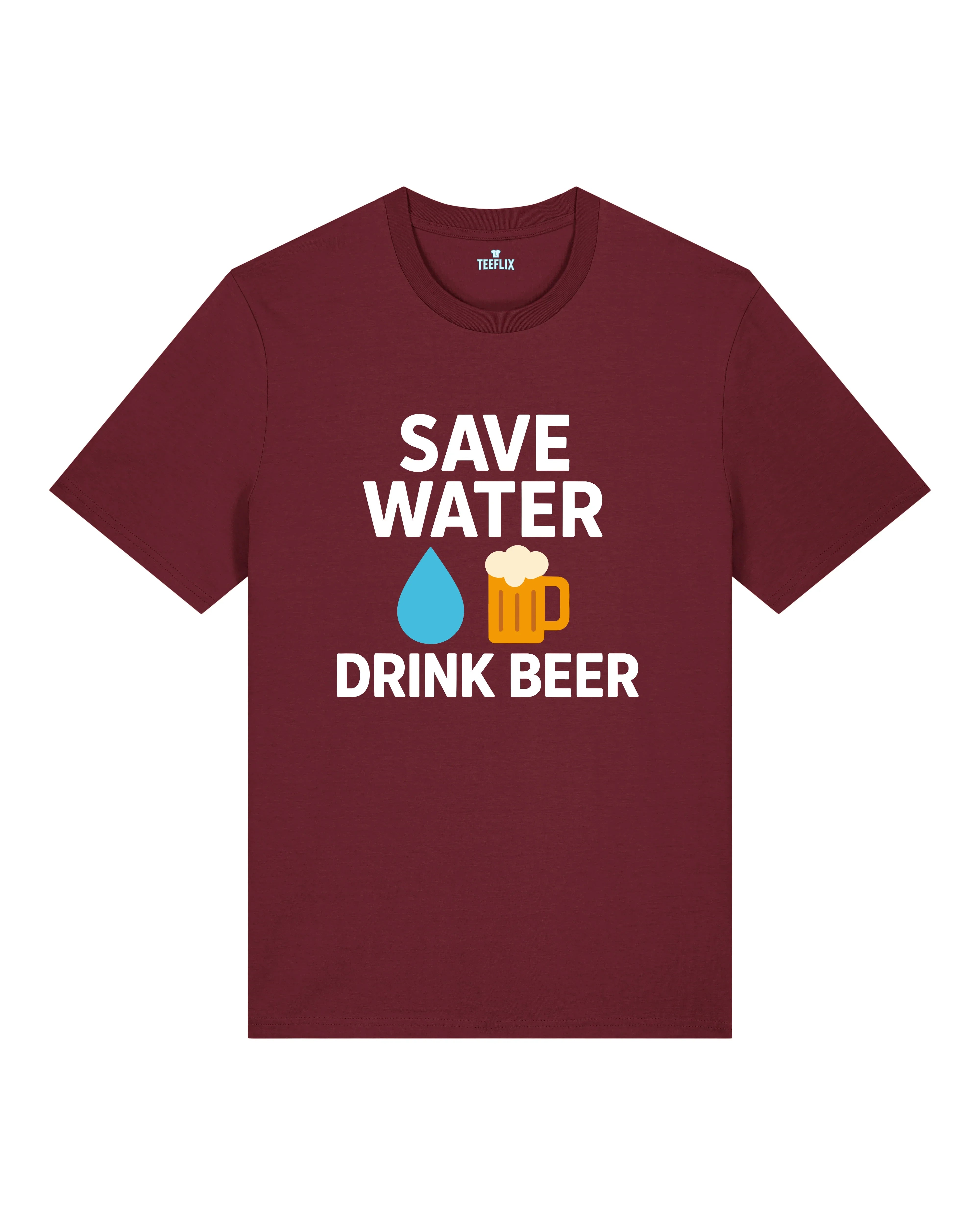 Save Water Drink Beer lustiges Bier Shirt Party T-Shirt | teelavo