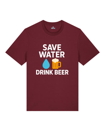 Save Water Drink Beer lustiges Bier Shirt Party T-Shirt | teelavo