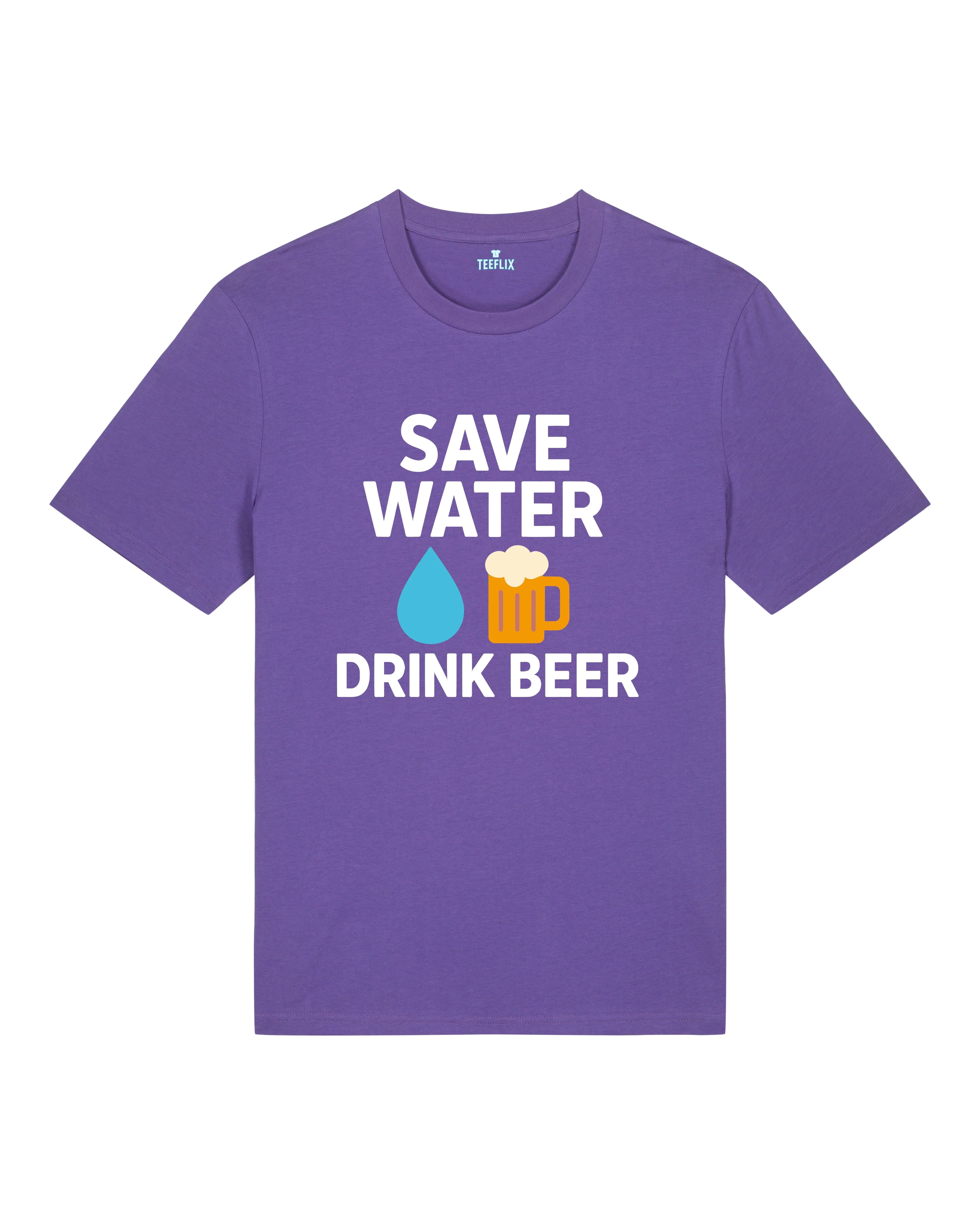 Save Water Drink Beer lustiges Bier Shirt Party T-Shirt | teelavo