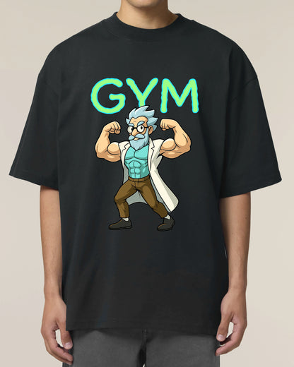 GYM Rick Pump Cover Shirt Unisex Oversized Bio-Baumwolle | teelavo