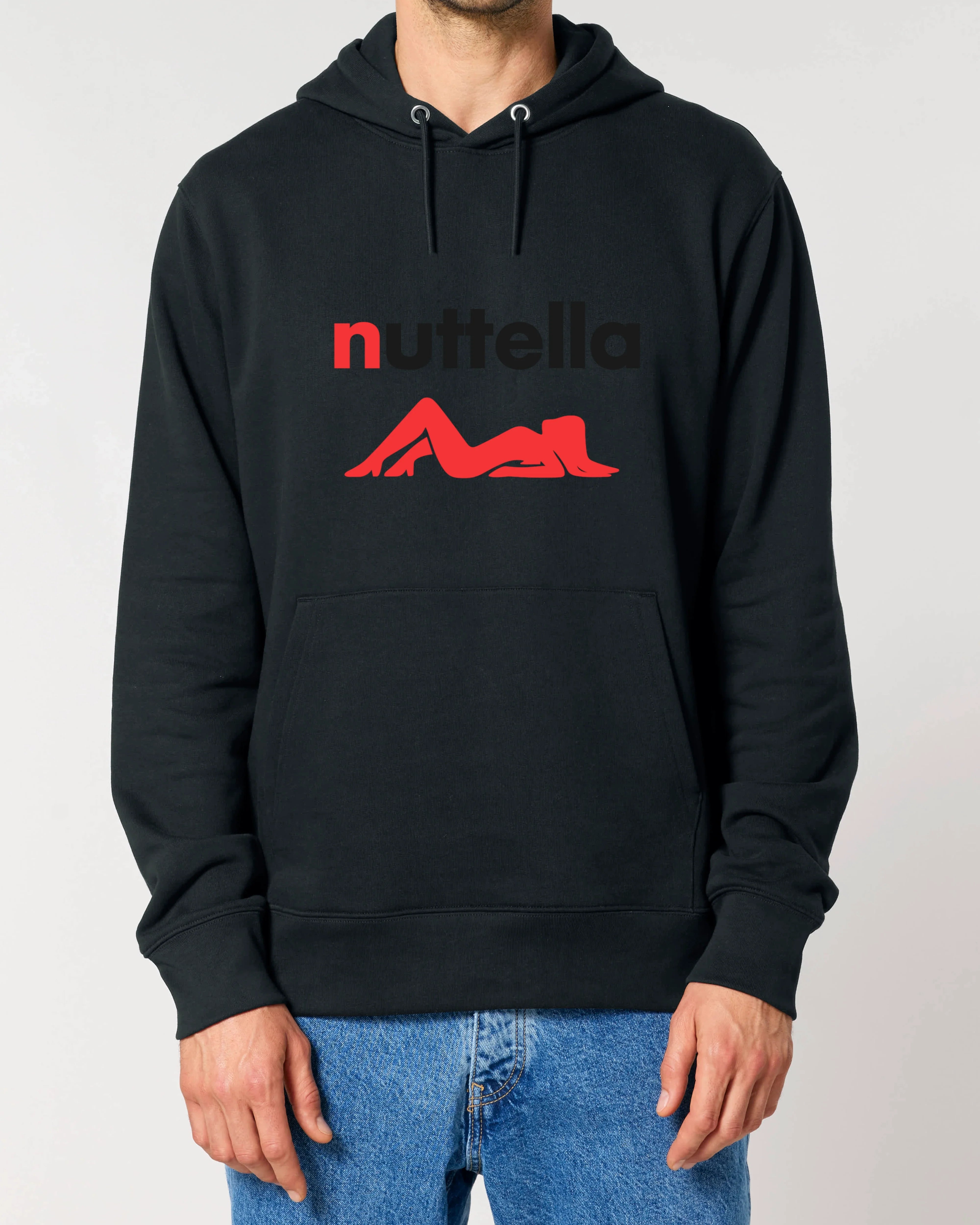 Nutella Parodie Hoodie – Lustiger Spruch Kapuzenpullover | teelavo