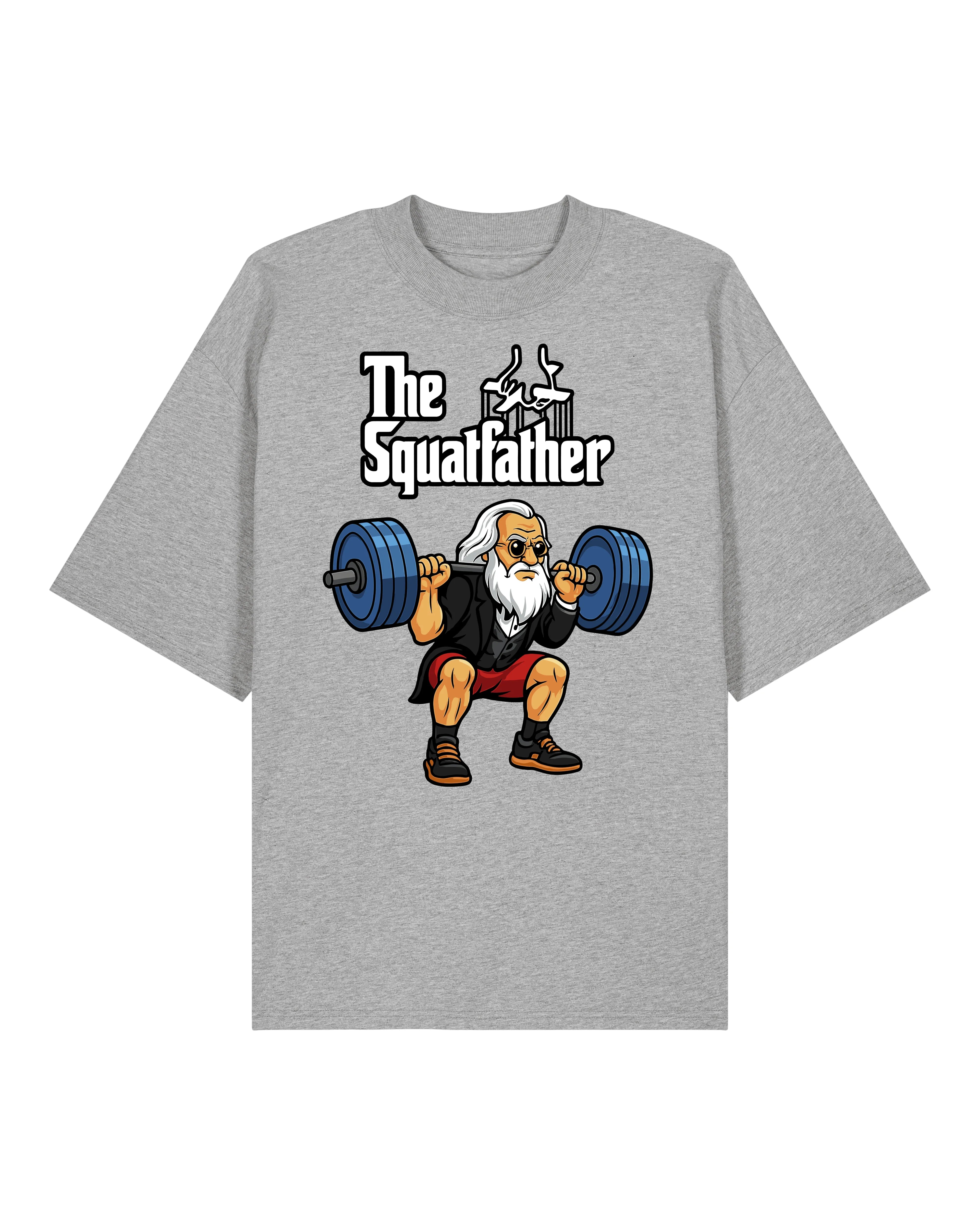 The Squatfather Shirt – Lustiges Pump Cover Gym T-Shirt für Legday Kings | teelavo