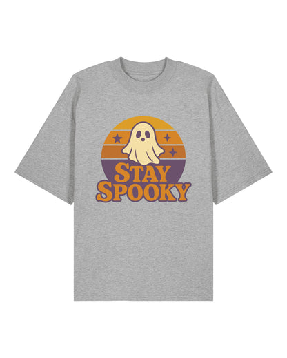 Stay Spooky – Halloween T-Shirt mit Geist im Retro Look | teelavo