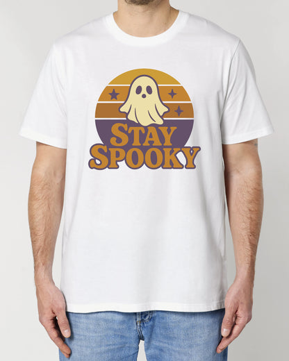 Stay Spooky – Halloween T-Shirt mit Geist im Retro Look | teelavo
