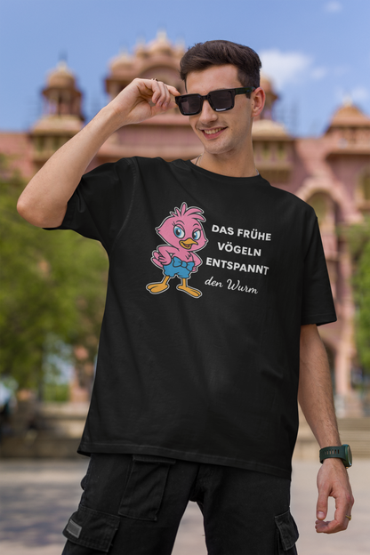 Das Frühe Vögeln Oversized Shirt