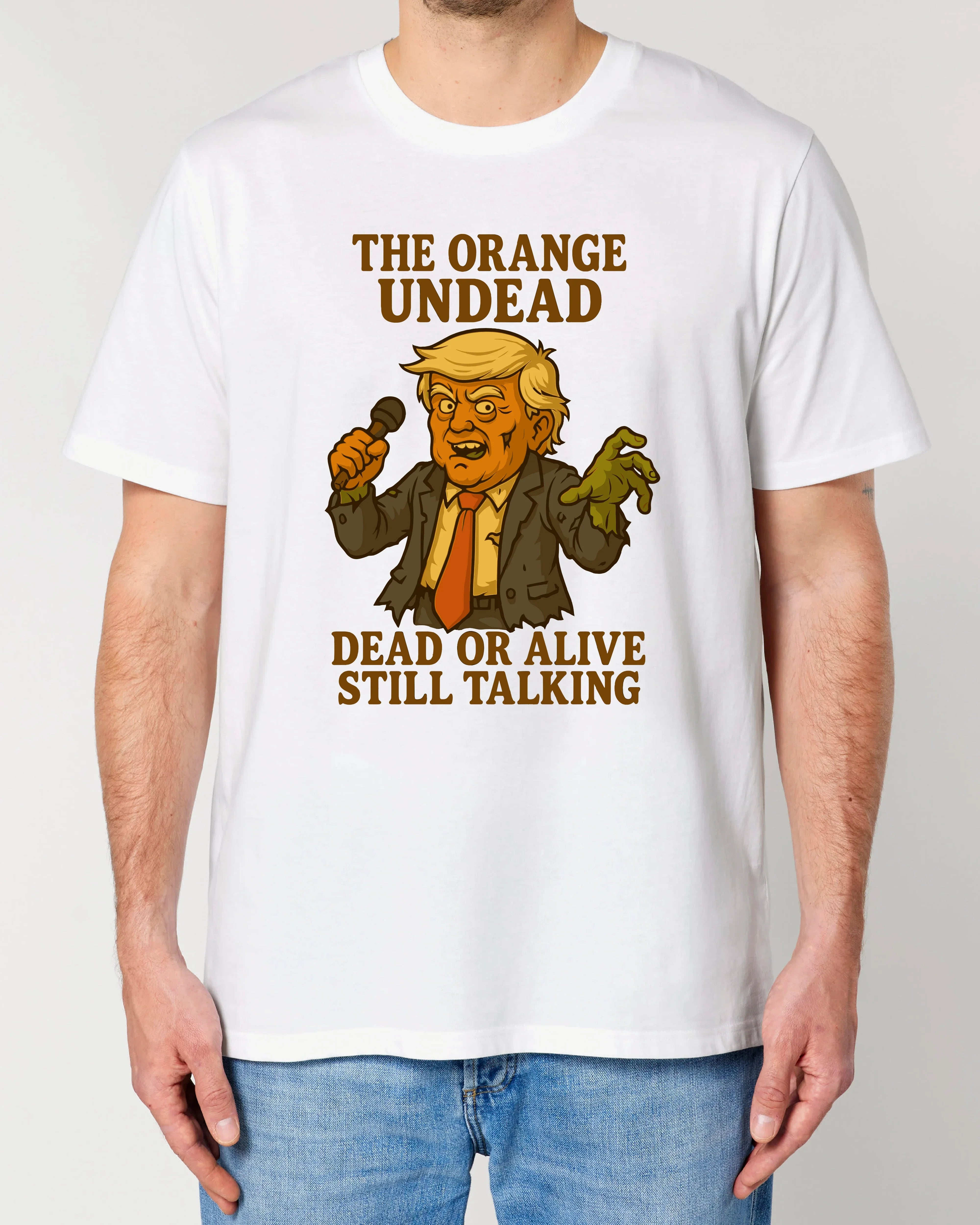 The Orange Undead Zombie Halloween Shirt – Lustiges Horror Spruchshirt | teelavo
