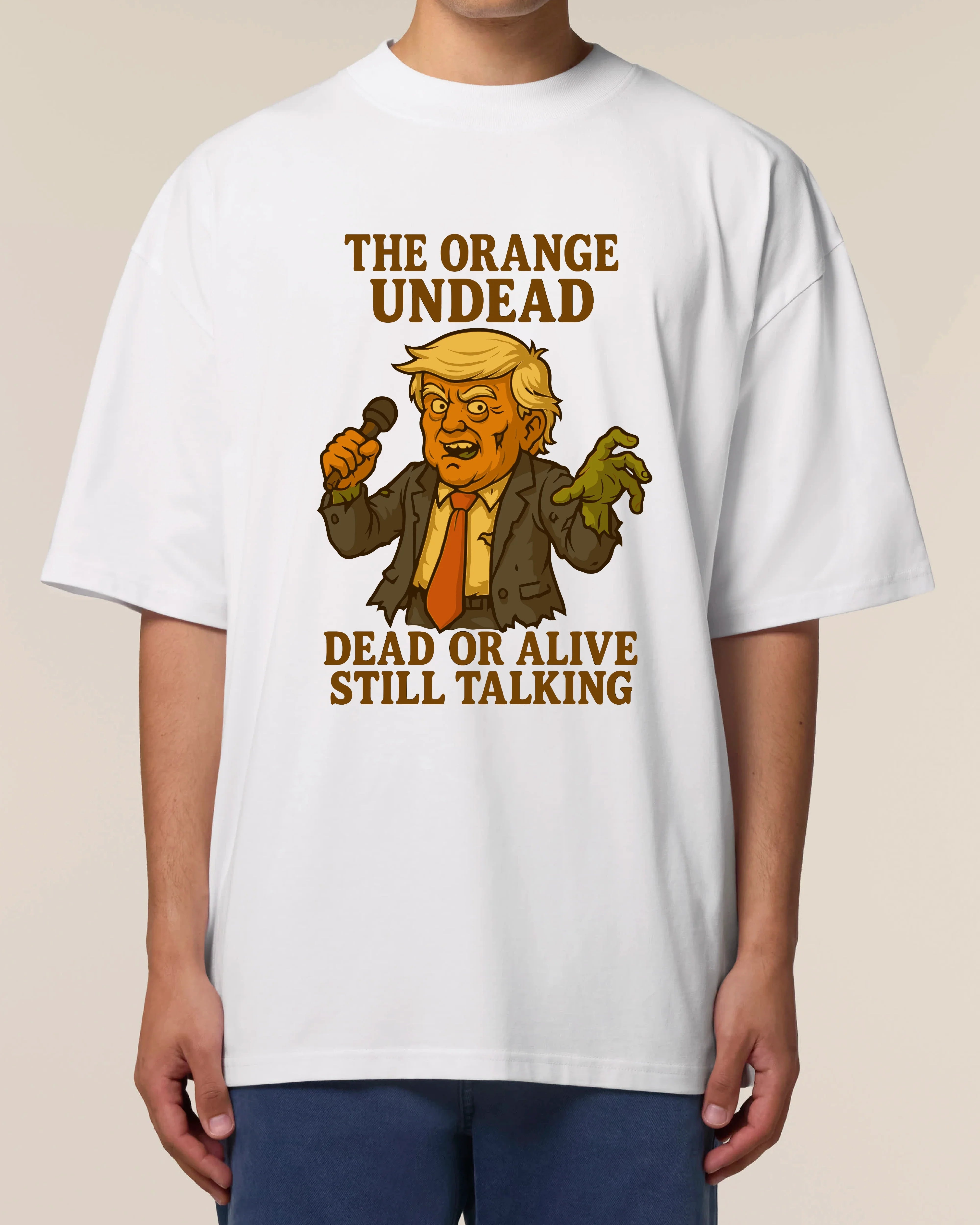 The Orange Undead Zombie Halloween Shirt – Lustiges Horror Spruchshirt | teelavo