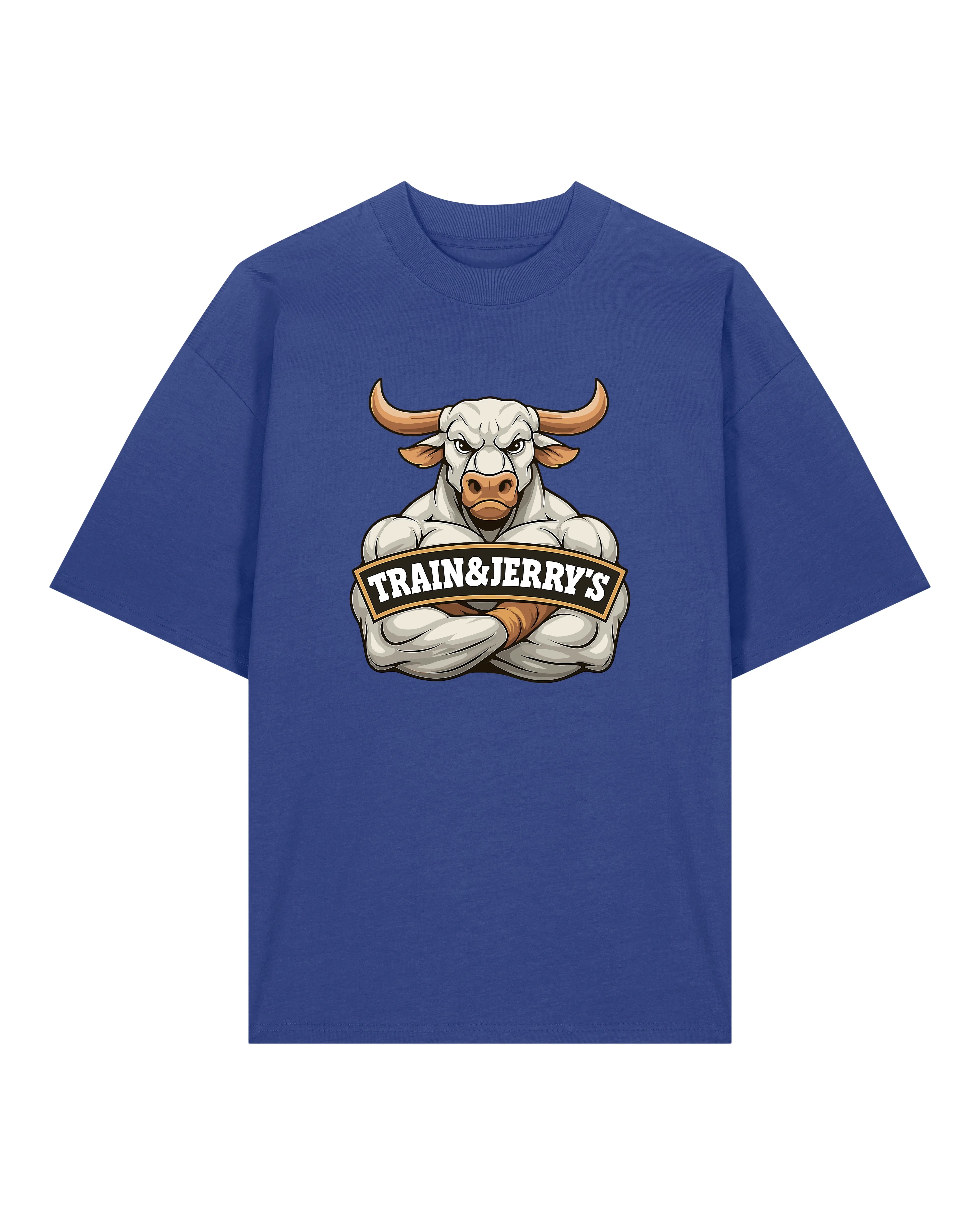 Train & Jerry’s Bull Gym Shirt Pump Cover Oversized Bio-Baumwolle | teelavo