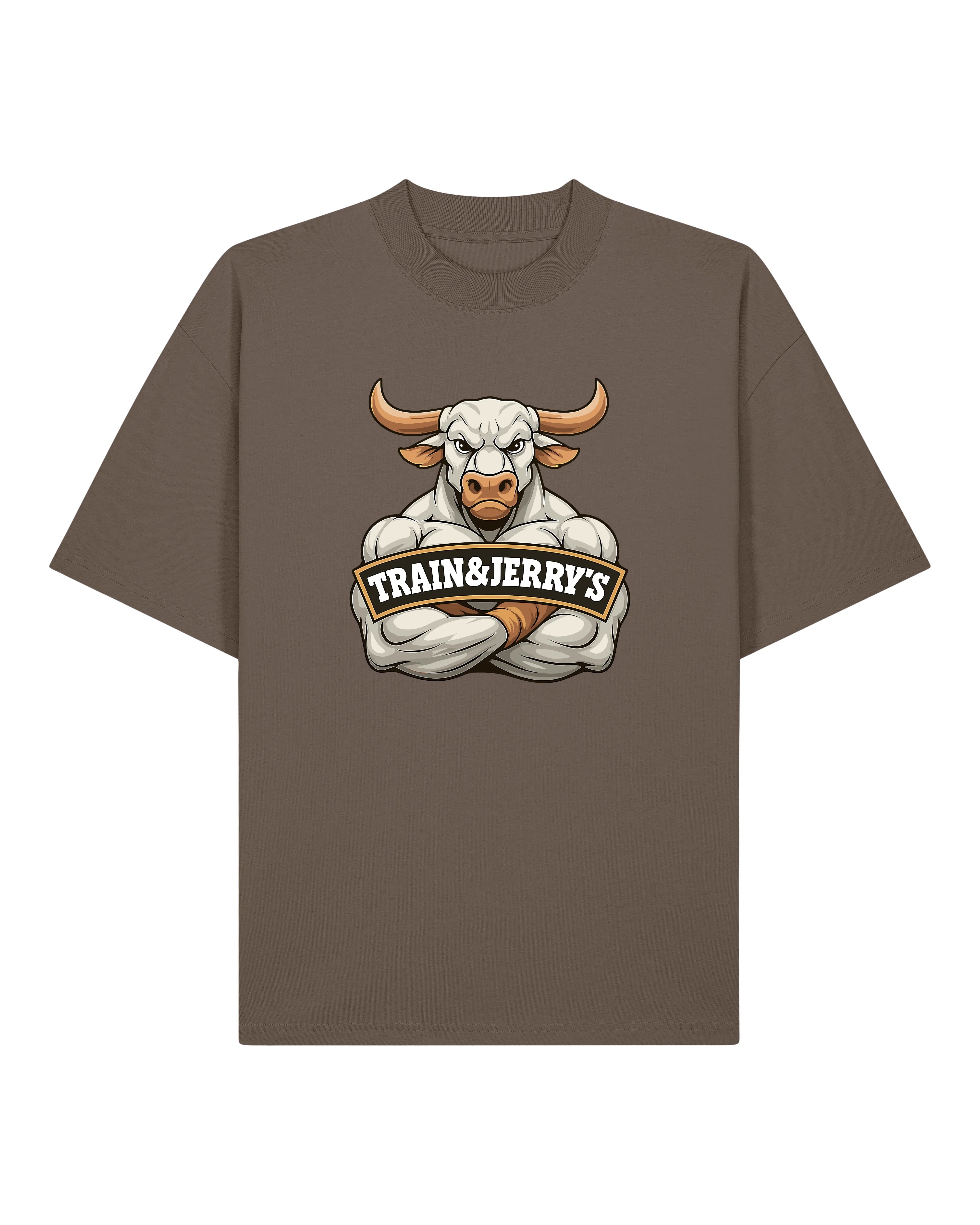 Train & Jerry’s Bull Gym Shirt Pump Cover Oversized Bio-Baumwolle | teelavo