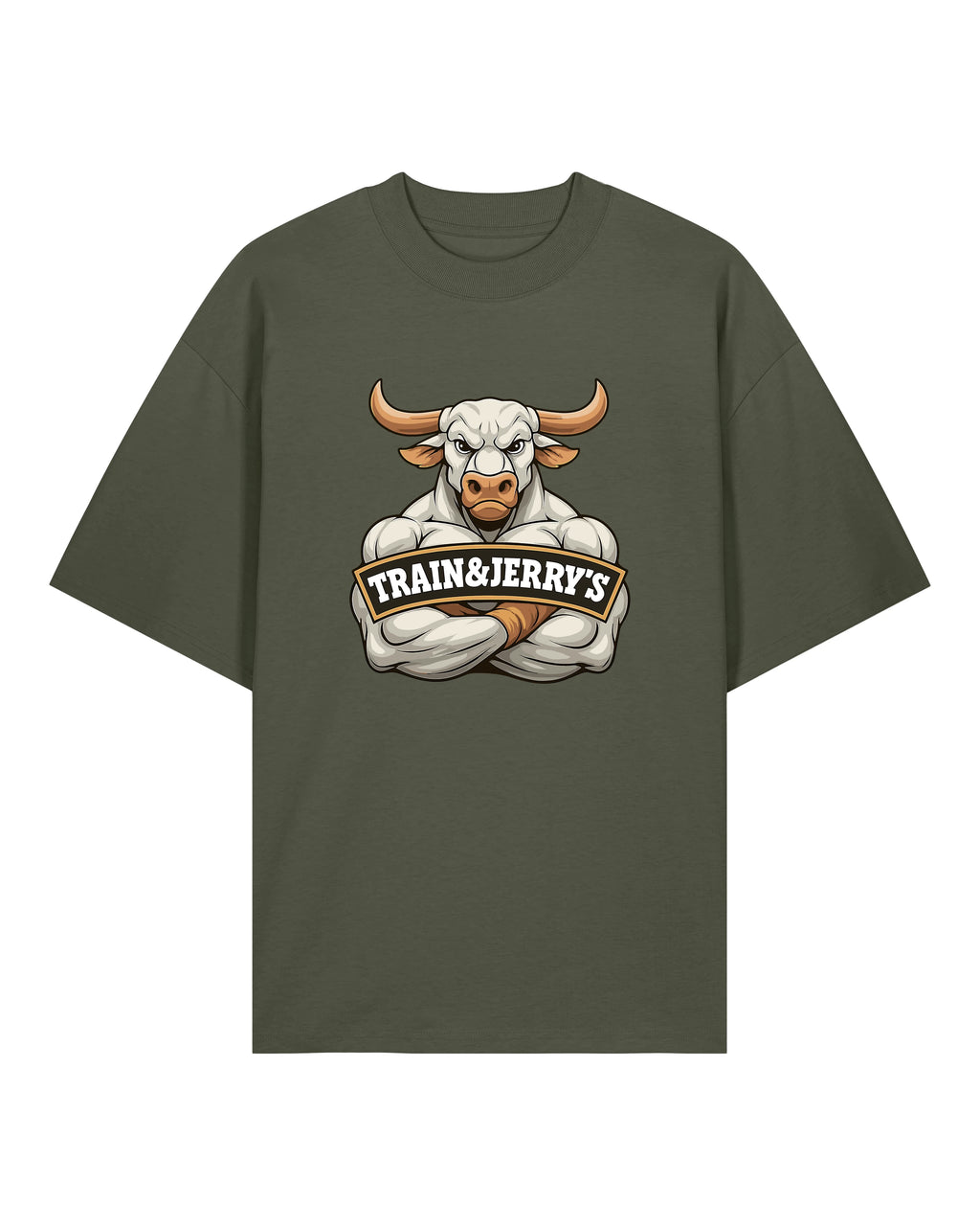 Train & Jerry’s Bull Gym Shirt Pump Cover Oversized Bio-Baumwolle | teelavo