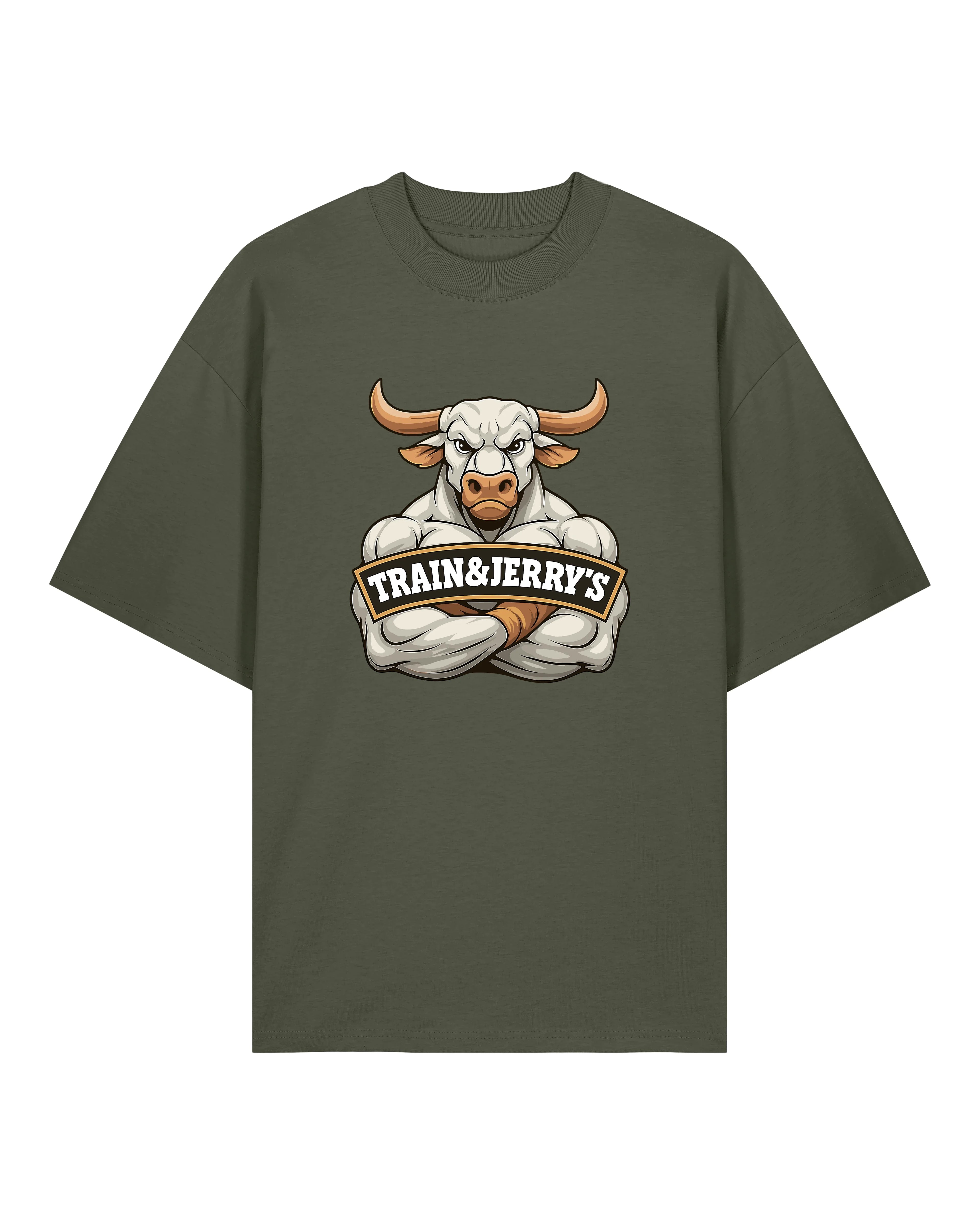 Train & Jerry’s Bull Gym Shirt Pump Cover Oversized Bio-Baumwolle | teelavo