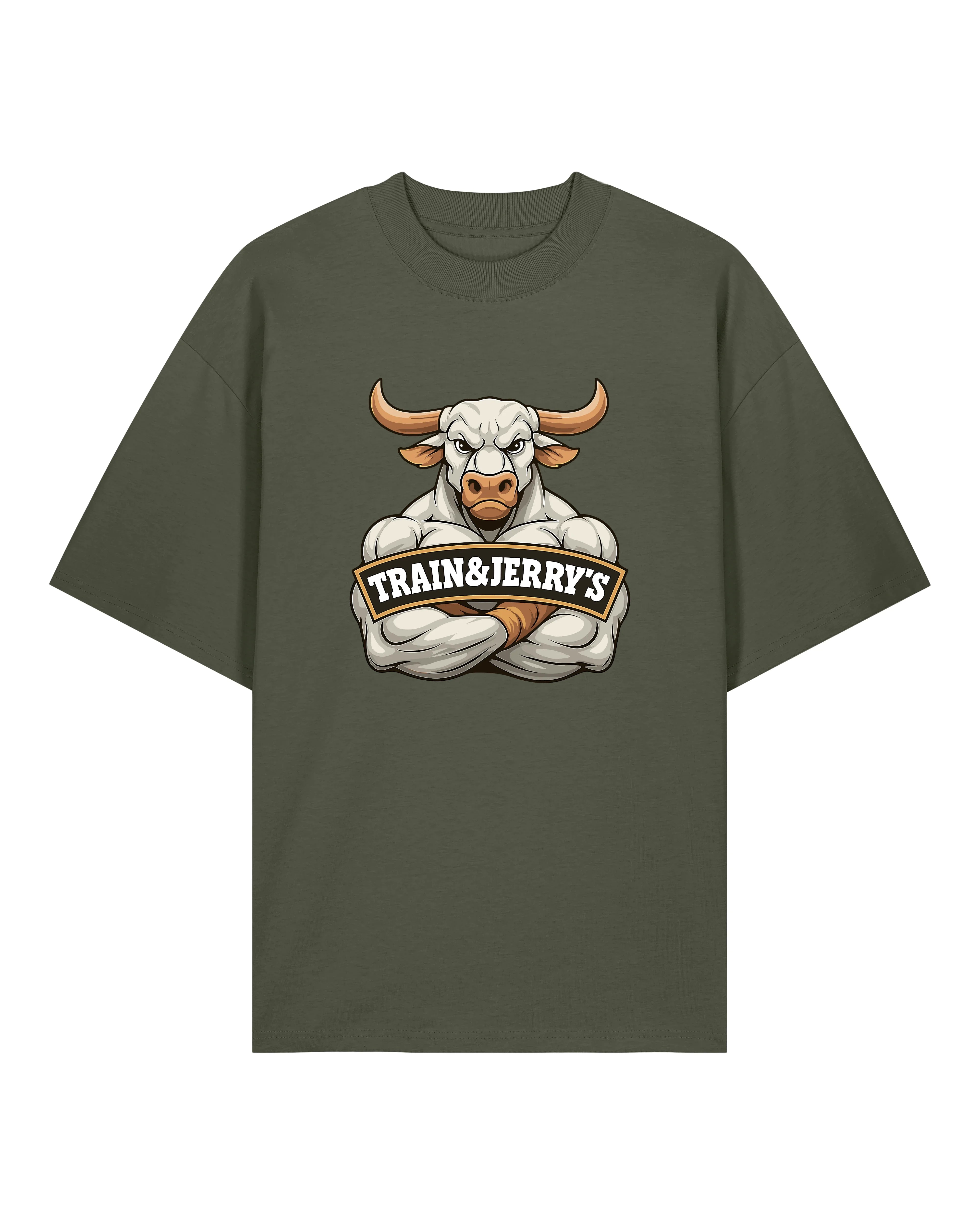 Train & Jerry’s Bull Gym Shirt Pump Cover Oversized Bio-Baumwolle | teelavo