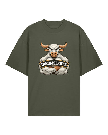 Train & Jerry’s Bull Gym Shirt Pump Cover Oversized Bio-Baumwolle | teelavo