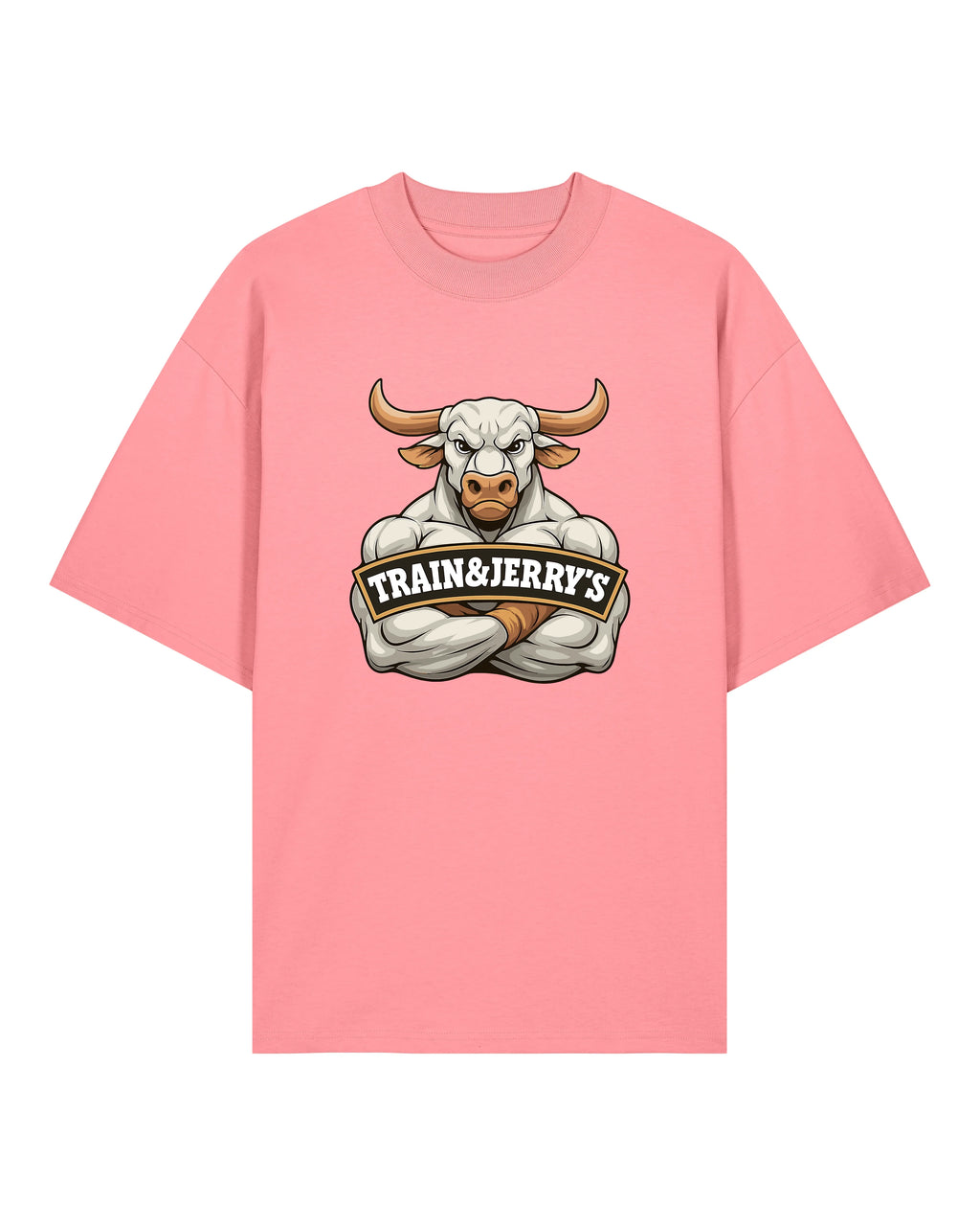 Train & Jerry’s Bull Gym Shirt Pump Cover Oversized Bio-Baumwolle | teelavo