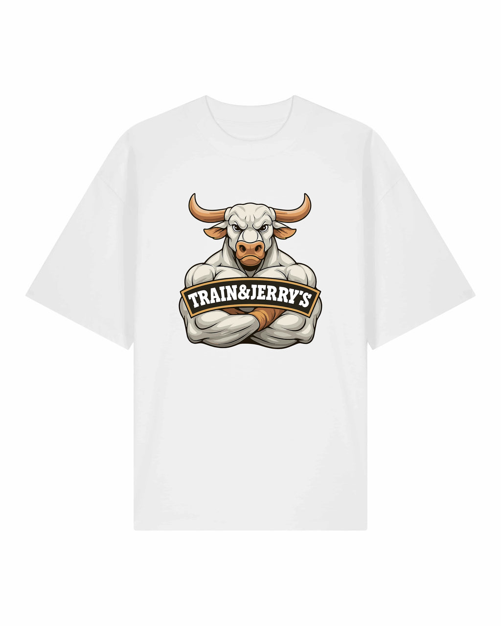 Train & Jerry’s Bull Gym Shirt Pump Cover Oversized Bio-Baumwolle | teelavo