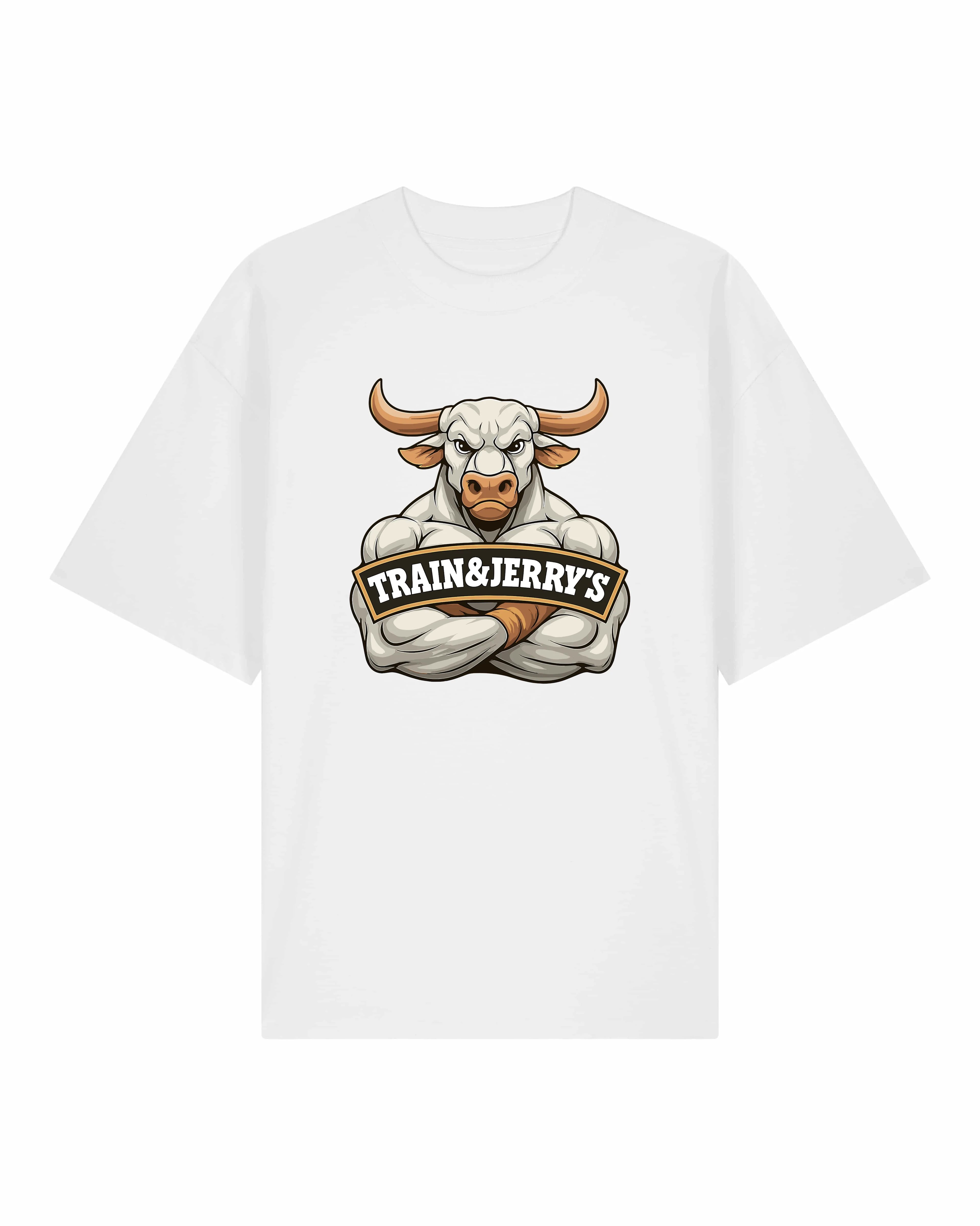 Train & Jerry’s Bull Gym Shirt Pump Cover Oversized Bio-Baumwolle | teelavo