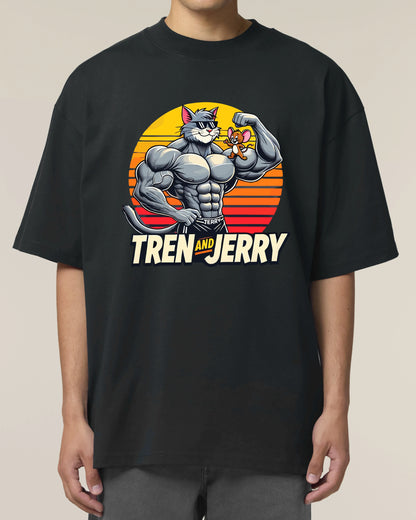 Tren and Jerry Pump Cover Shirt – Lustiges Gym T-Shirt | teelavo