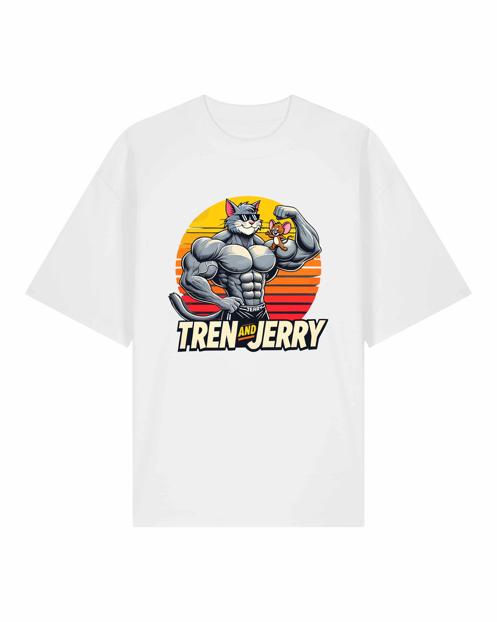 Tren and Jerry Pump Cover Shirt – Lustiges Gym T-Shirt | teelavo