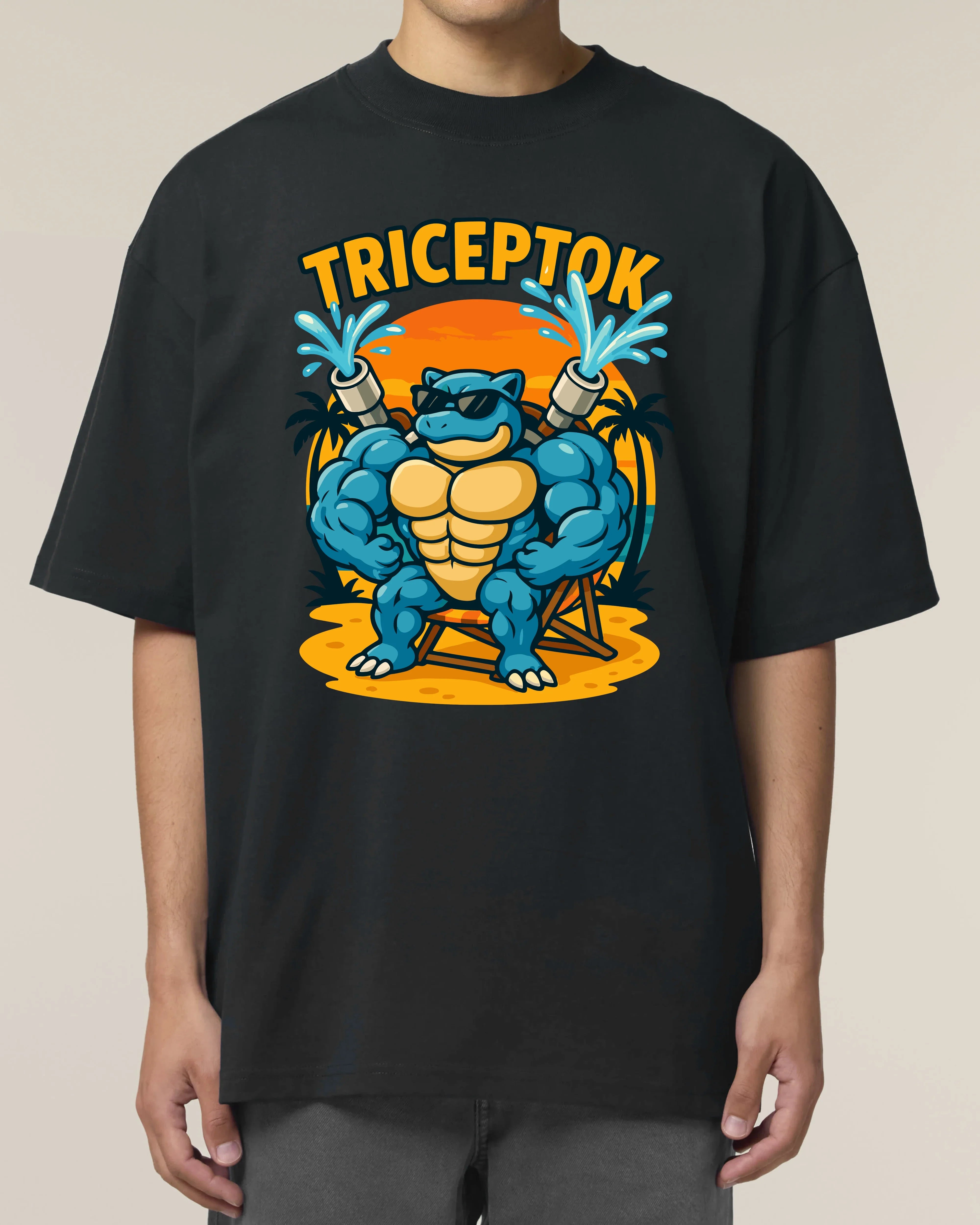 TRICEPTOK Oversized Pump Cover Gym Shirt Unisex | teelavo