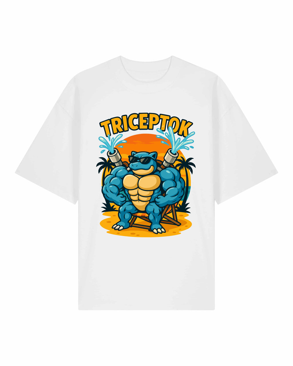 TRICEPTOK Oversized Pump Cover Gym Shirt Unisex | teelavo