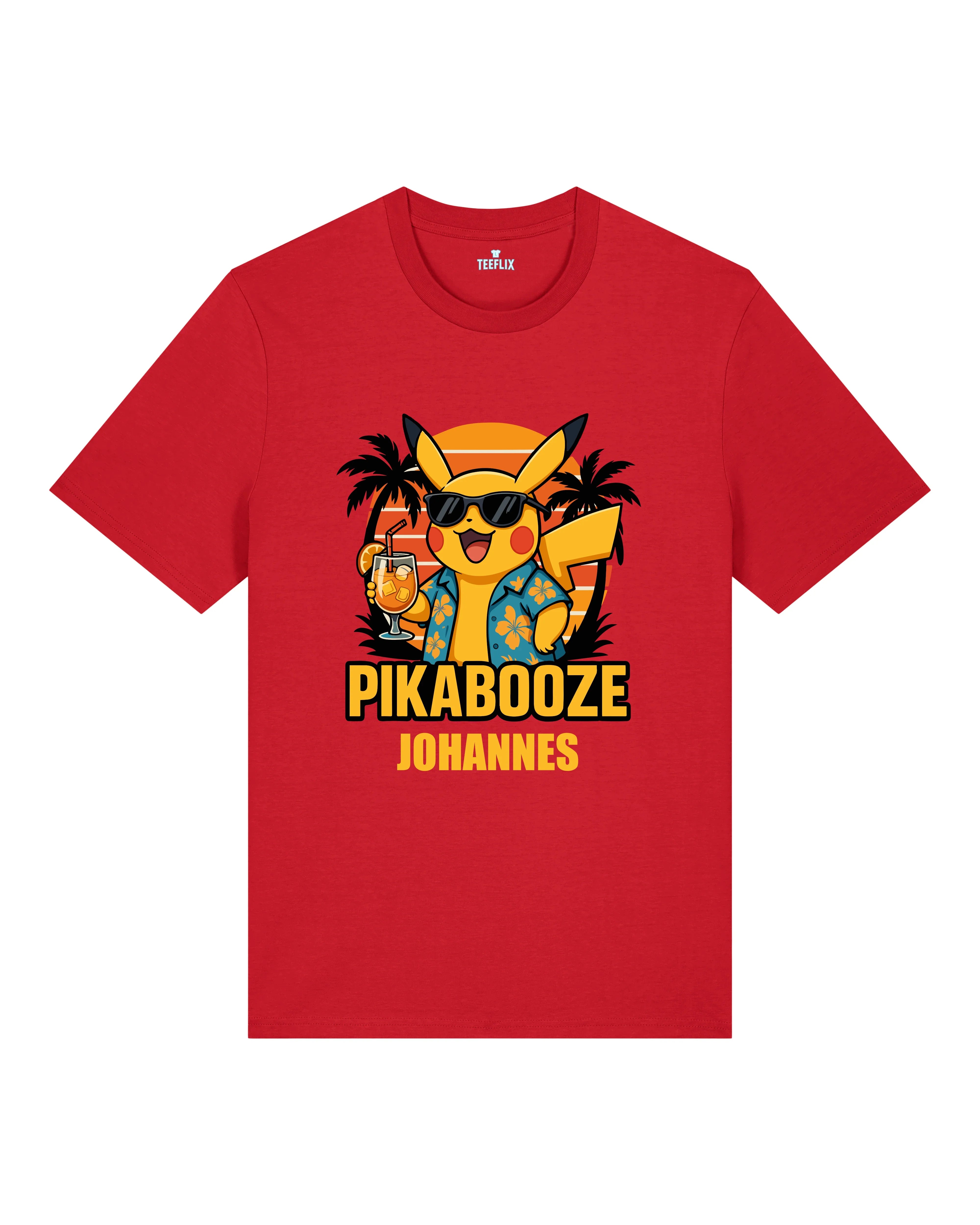 Lustiges JGA Shirt Pikabooze personalisierbar | teelavo